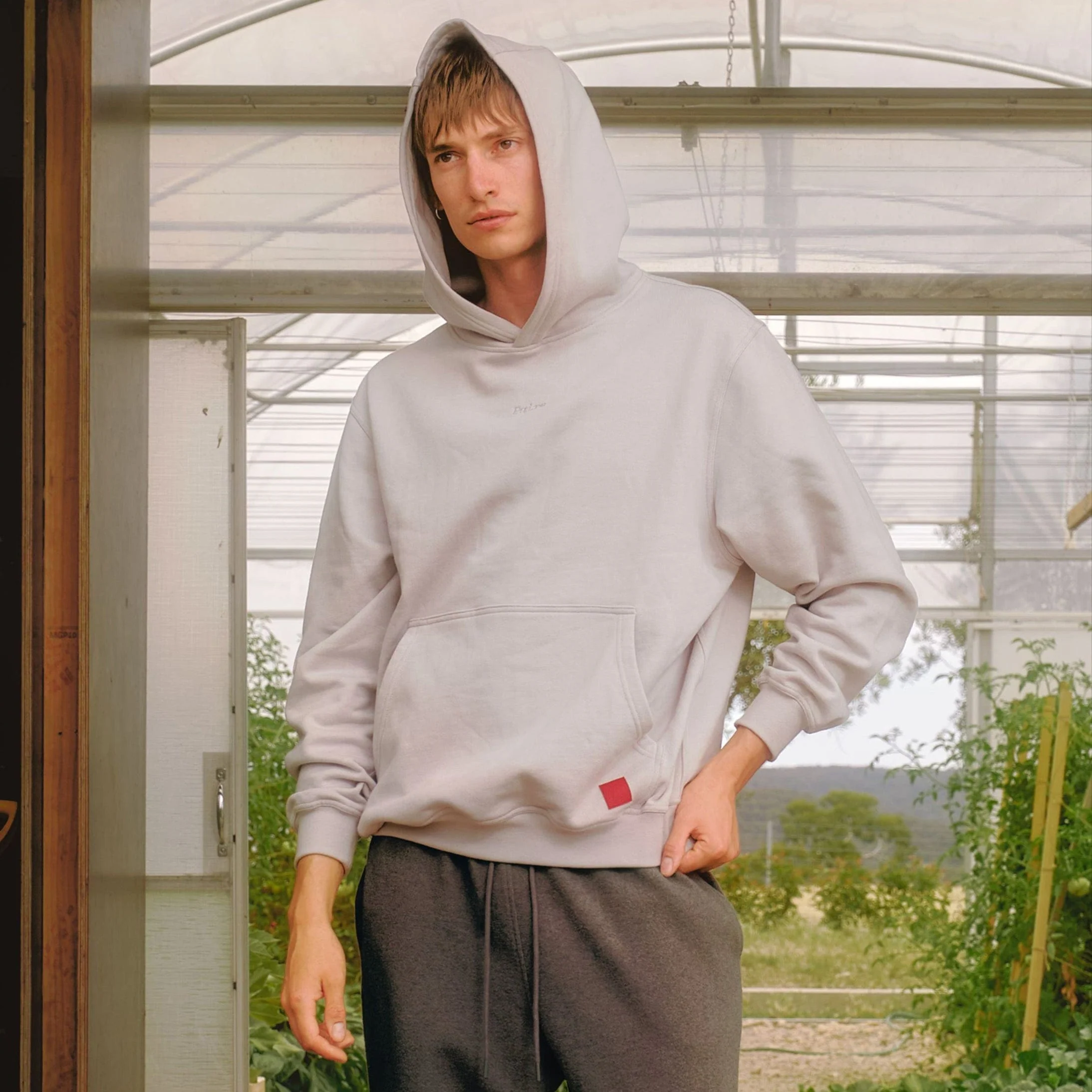 Unisex 100% Organic Cotton Pullover Hoodie - Image 3