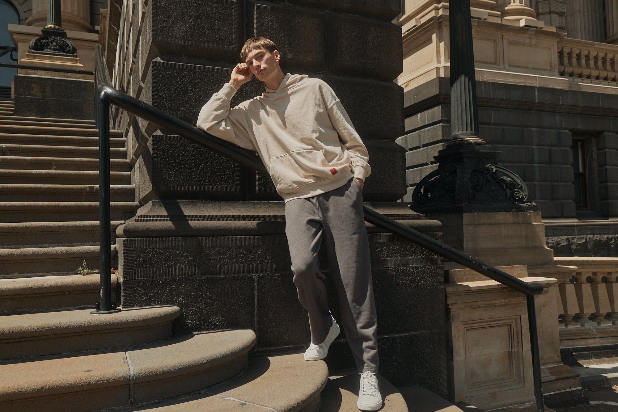 Unisex 100% Organic Cotton Pullover Hoodie - Image 74