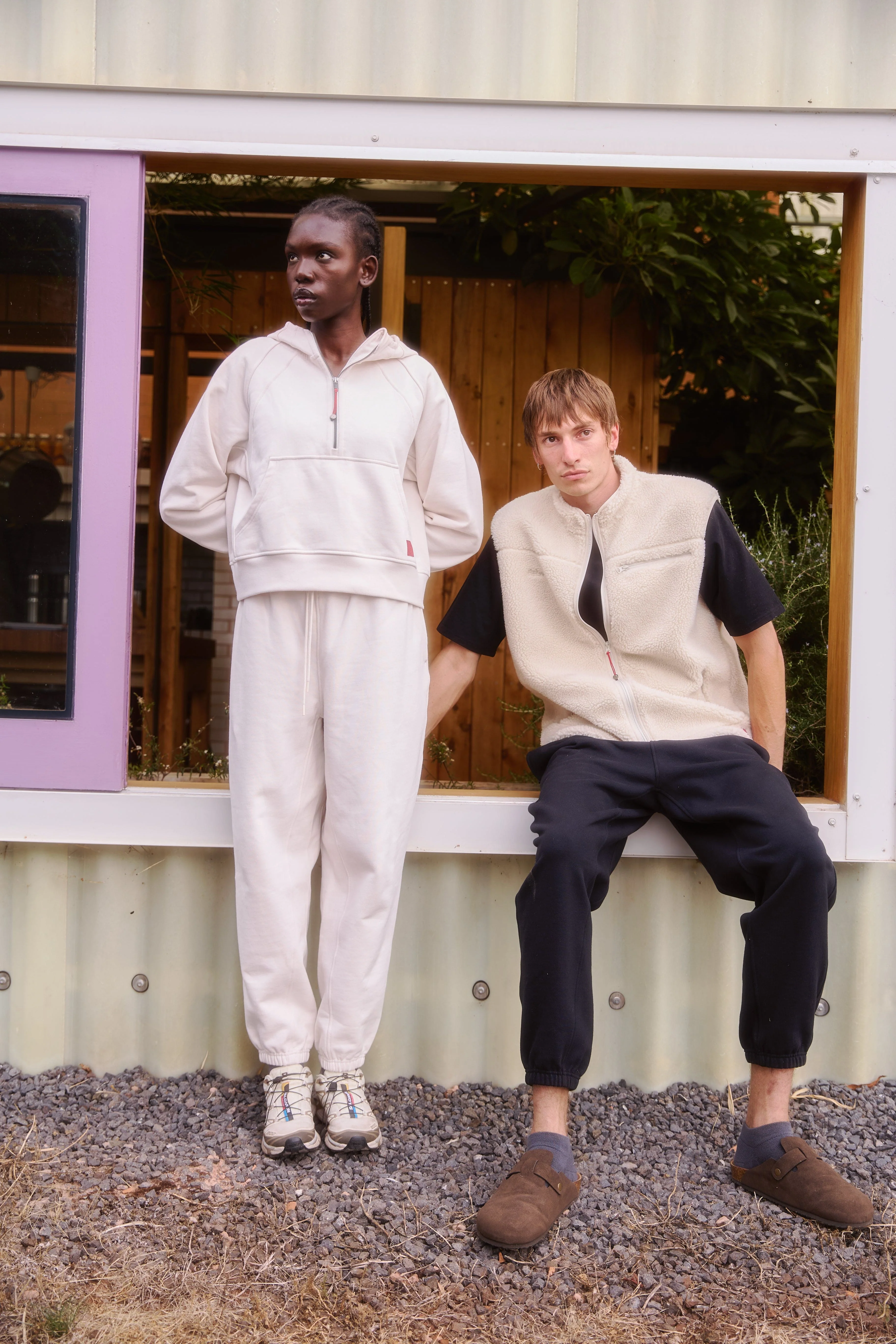 100% Organic Cotton Relaxed-Fit Track Pants - Image 9