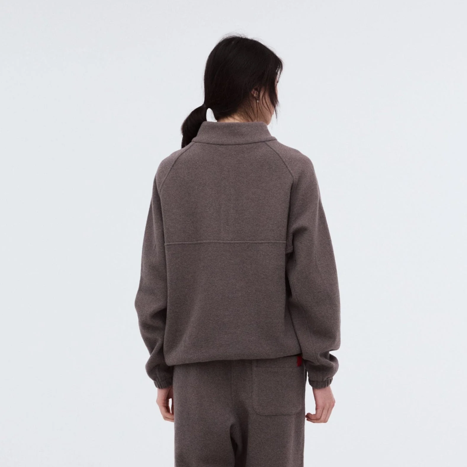 Unisex CoolBlend™ Zip Neck Jumper - Image 10