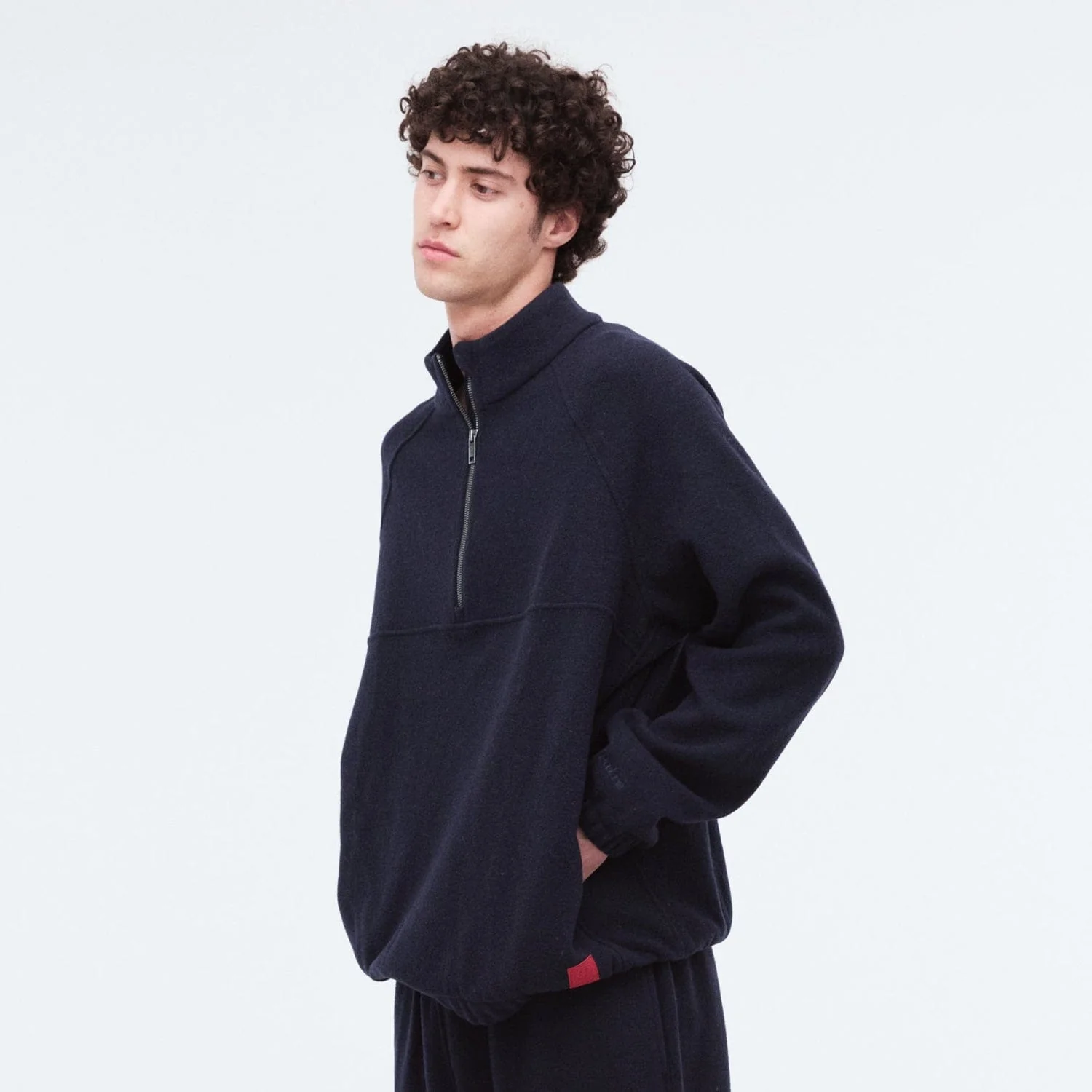 Unisex CoolBlend™ Zip Neck Jumper - Image 19