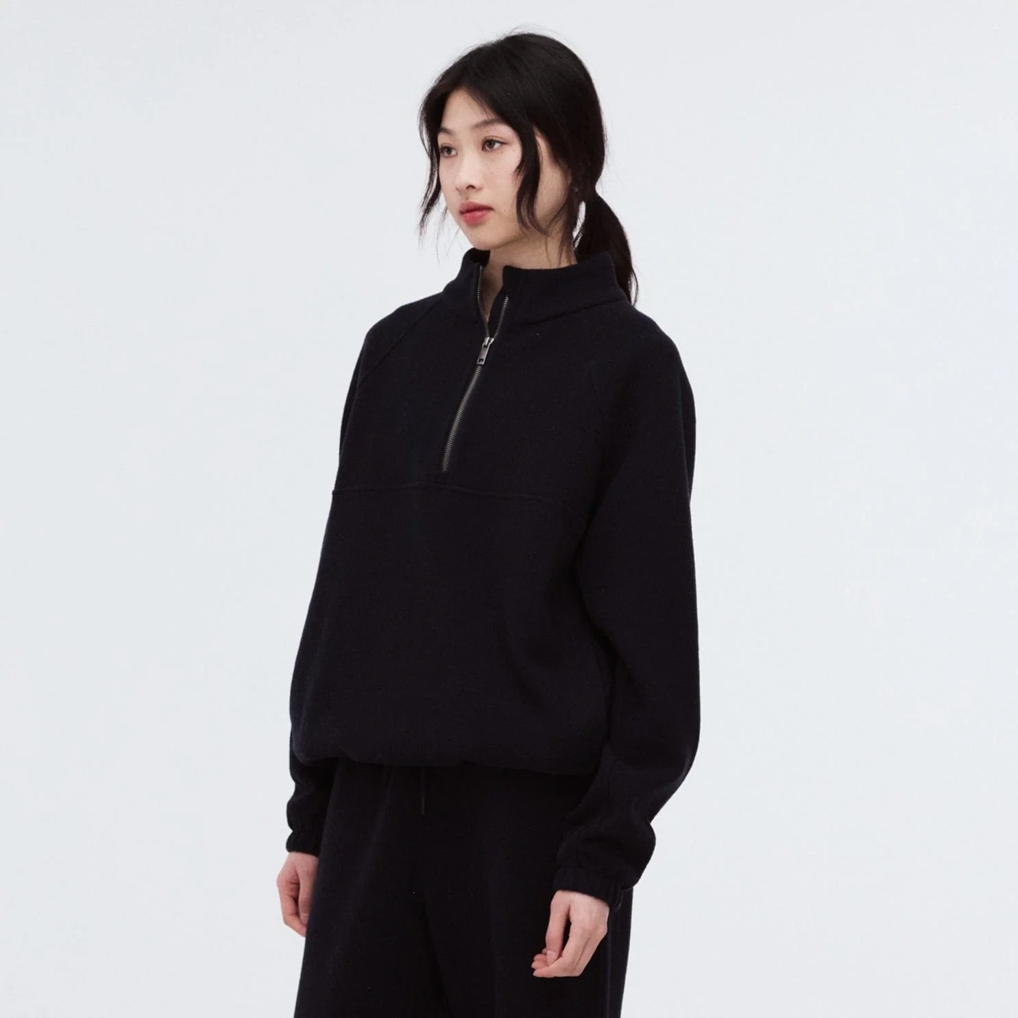 Unisex CoolBlend™ Zip Neck Jumper - Image 23