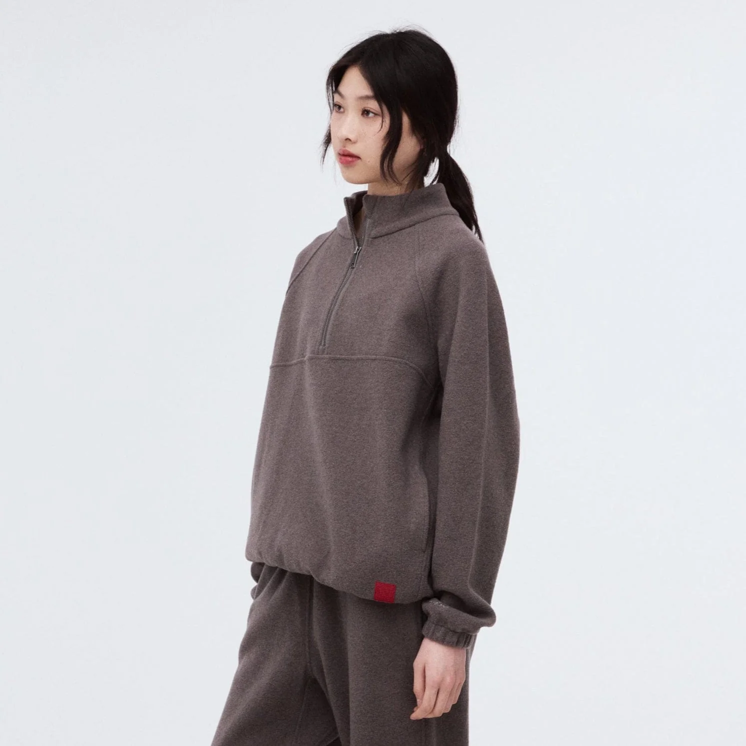 Unisex CoolBlend™ Zip Neck Jumper - Image 24