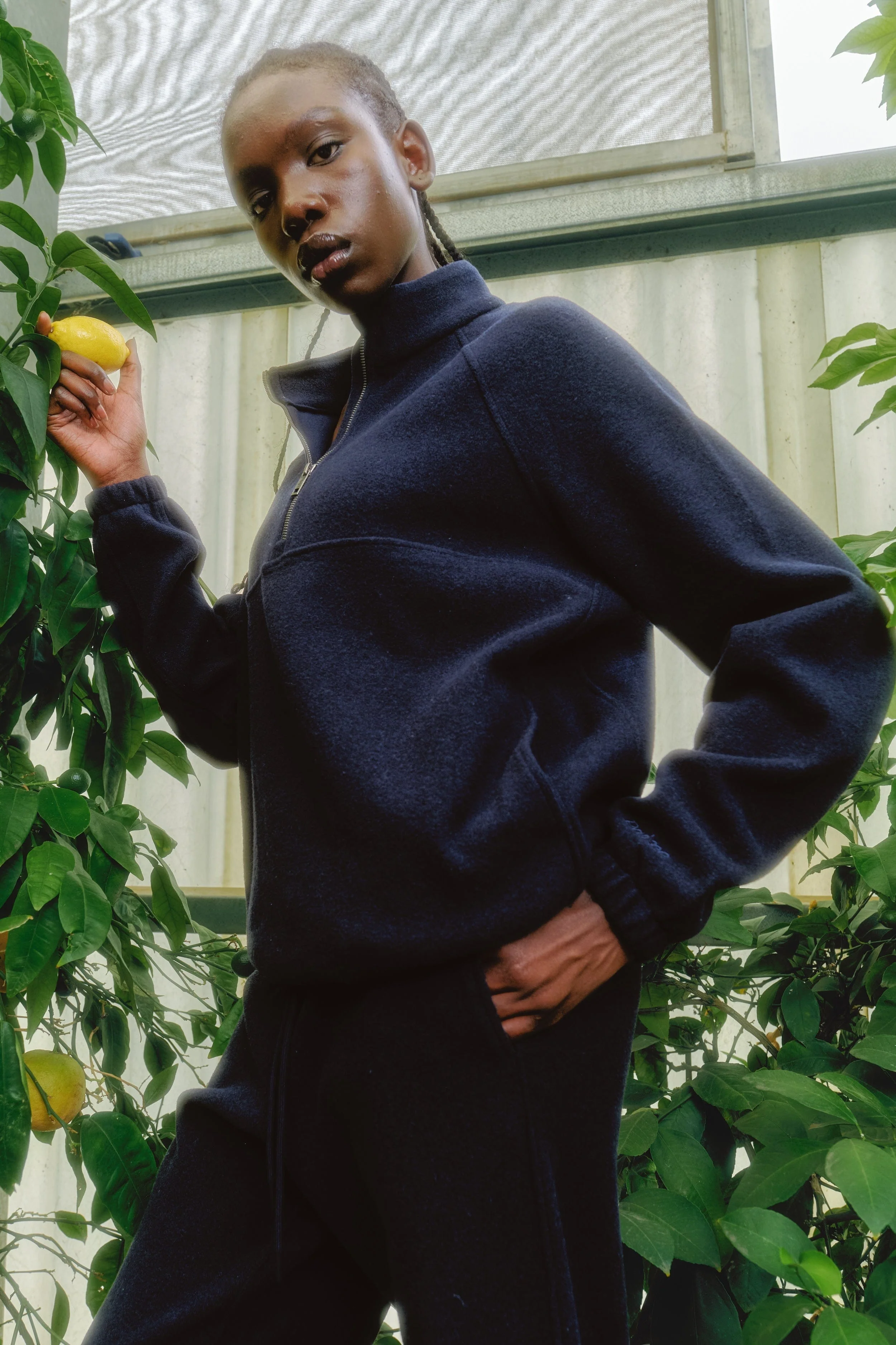 Unisex CoolBlend™ Zip Neck Jumper - Image 28