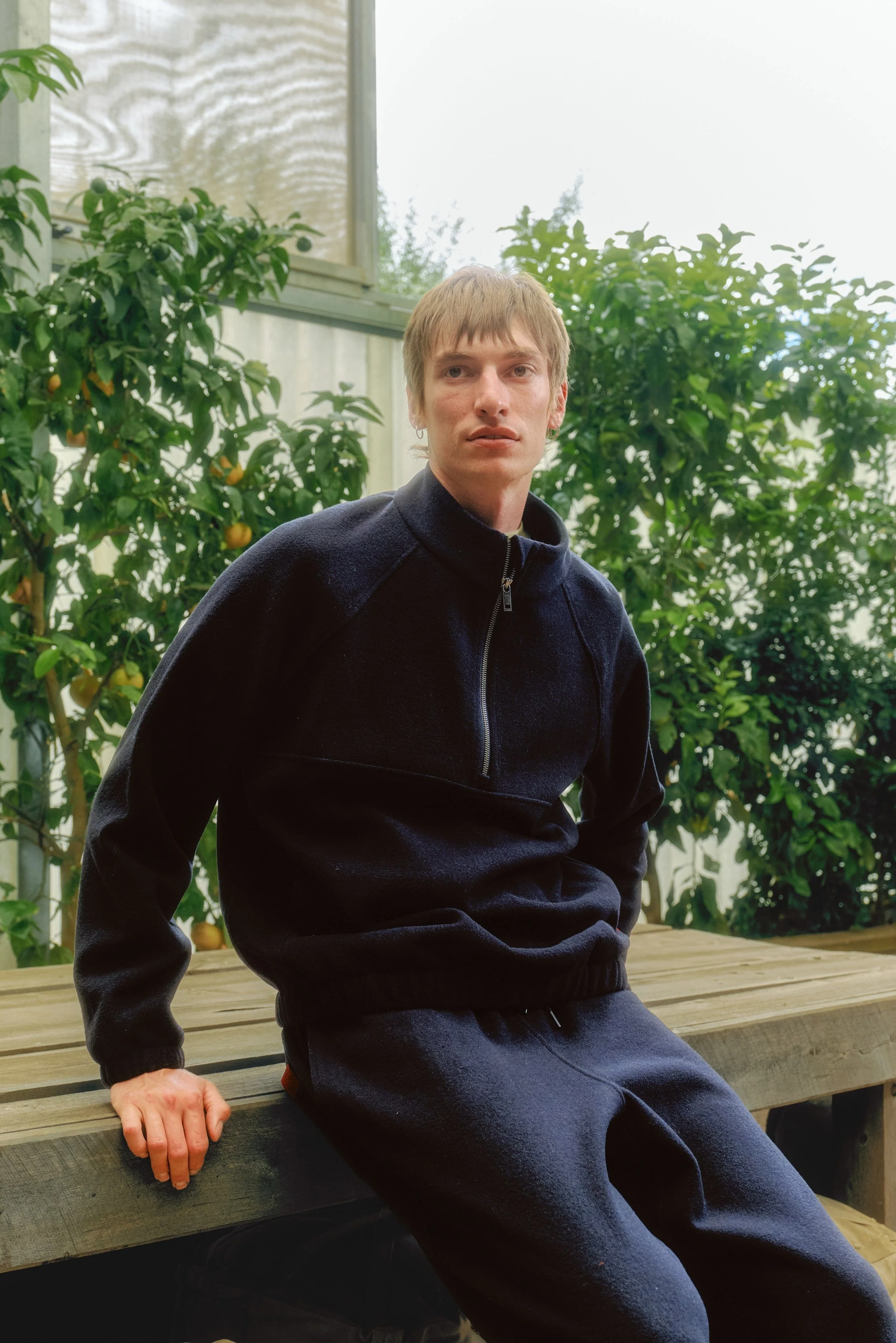 Unisex CoolBlend™ Zip Neck Jumper - Image 29