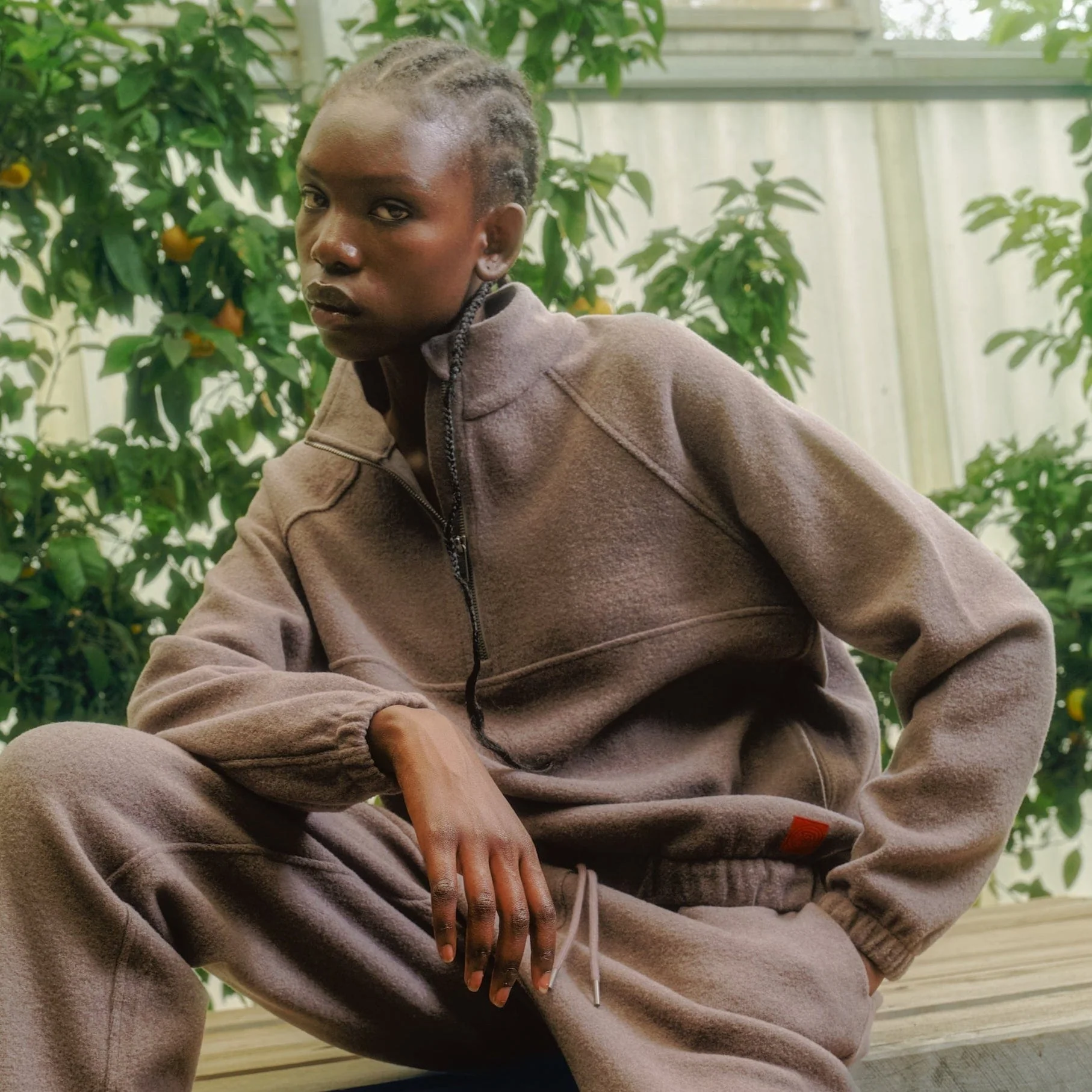 Unisex CoolBlend™ Zip Neck Jumper - Image 5