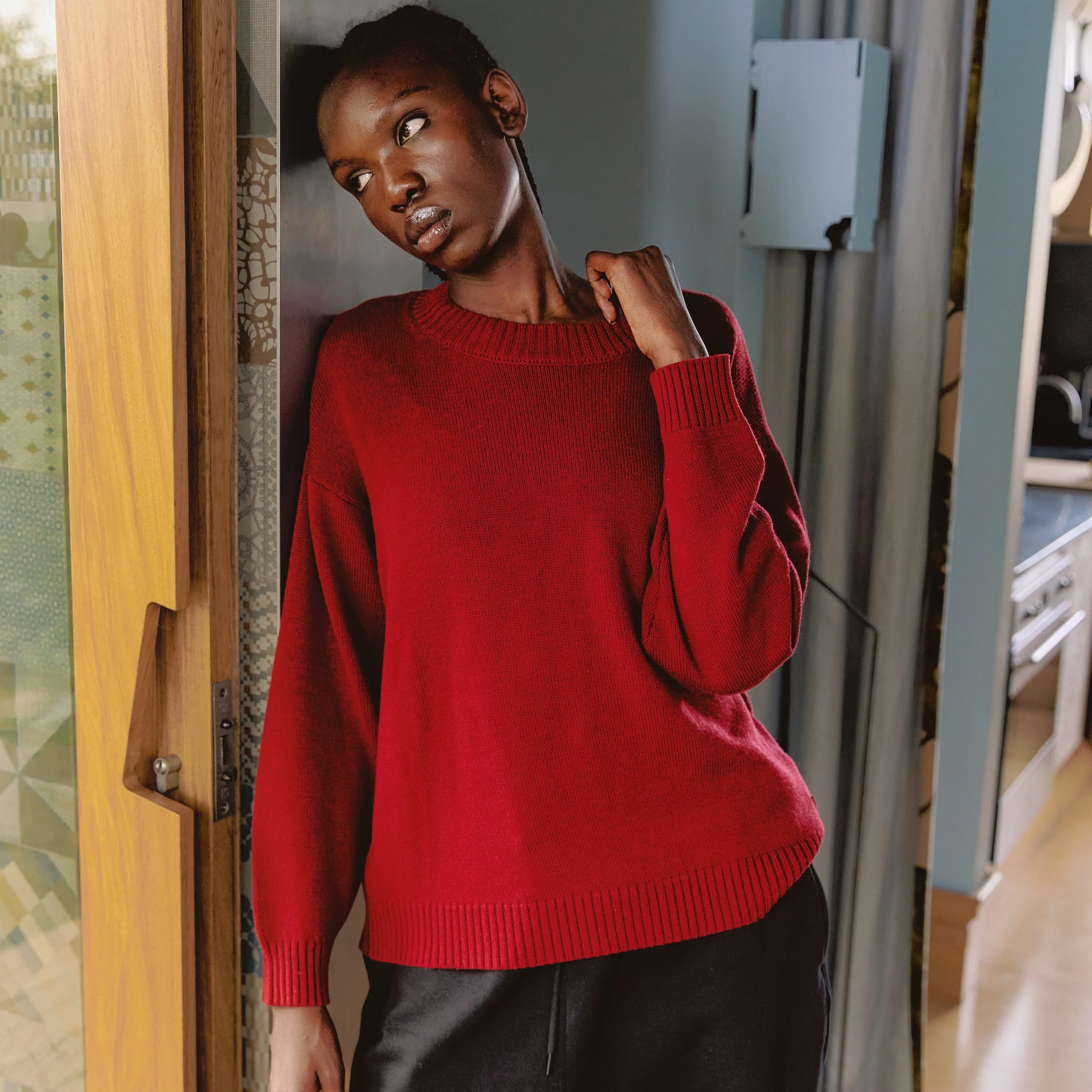 Unisex SilKnit™ Classic Crewneck Sweater - Image 4