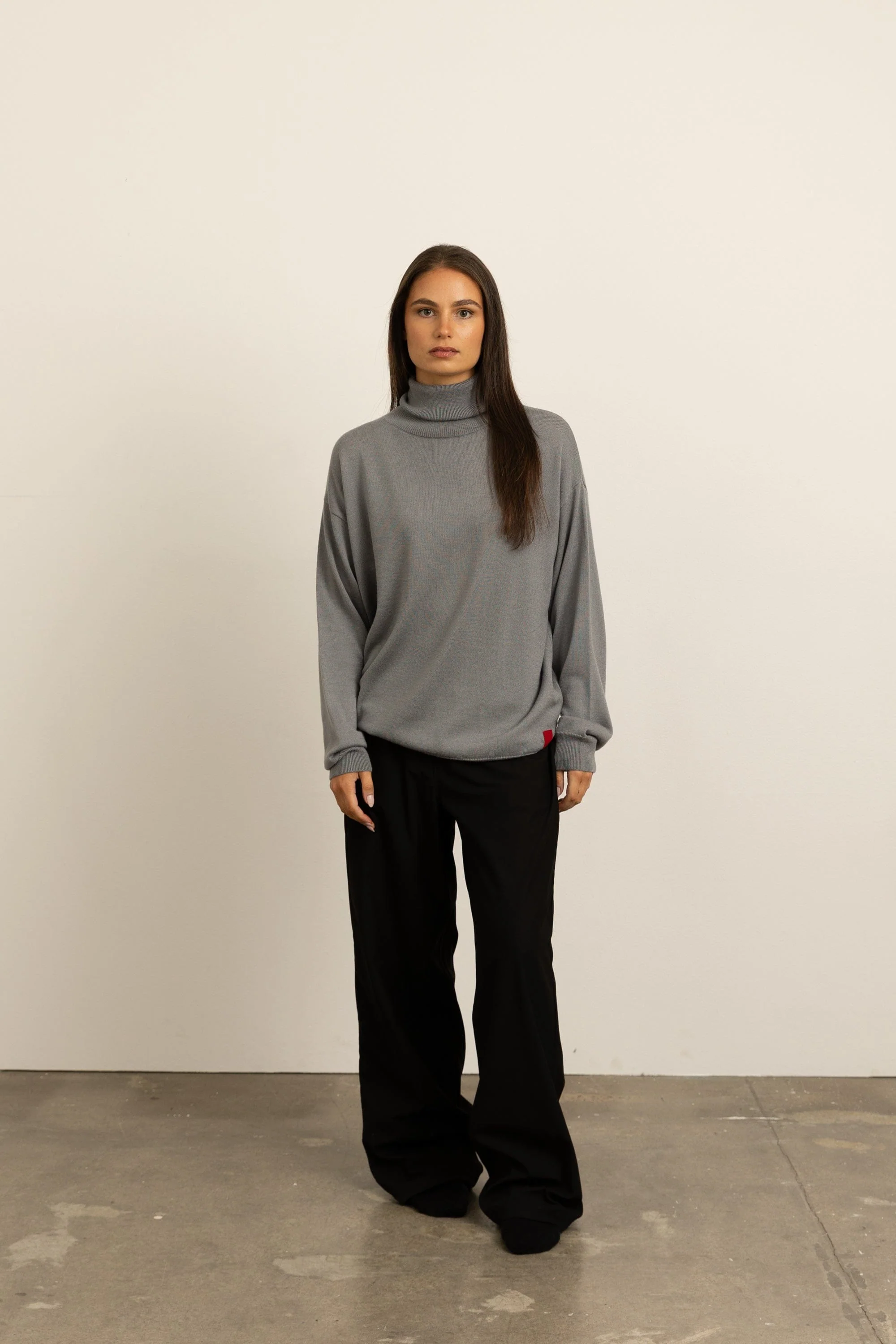 Unisex SilKnit™ Relaxed Turtleneck Sweater - Image 10