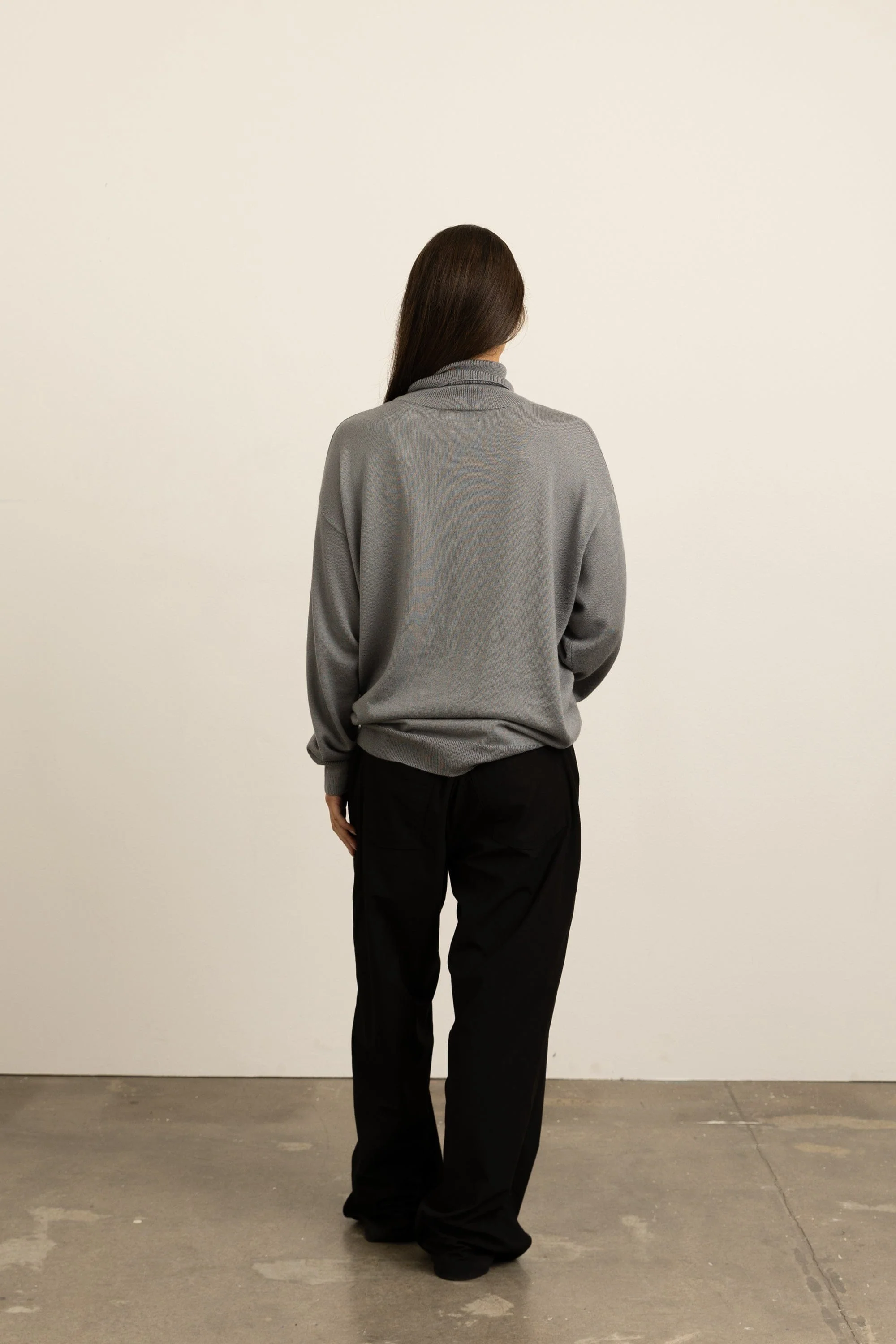 Unisex SilKnit™ Relaxed Turtleneck Sweater - Image 12