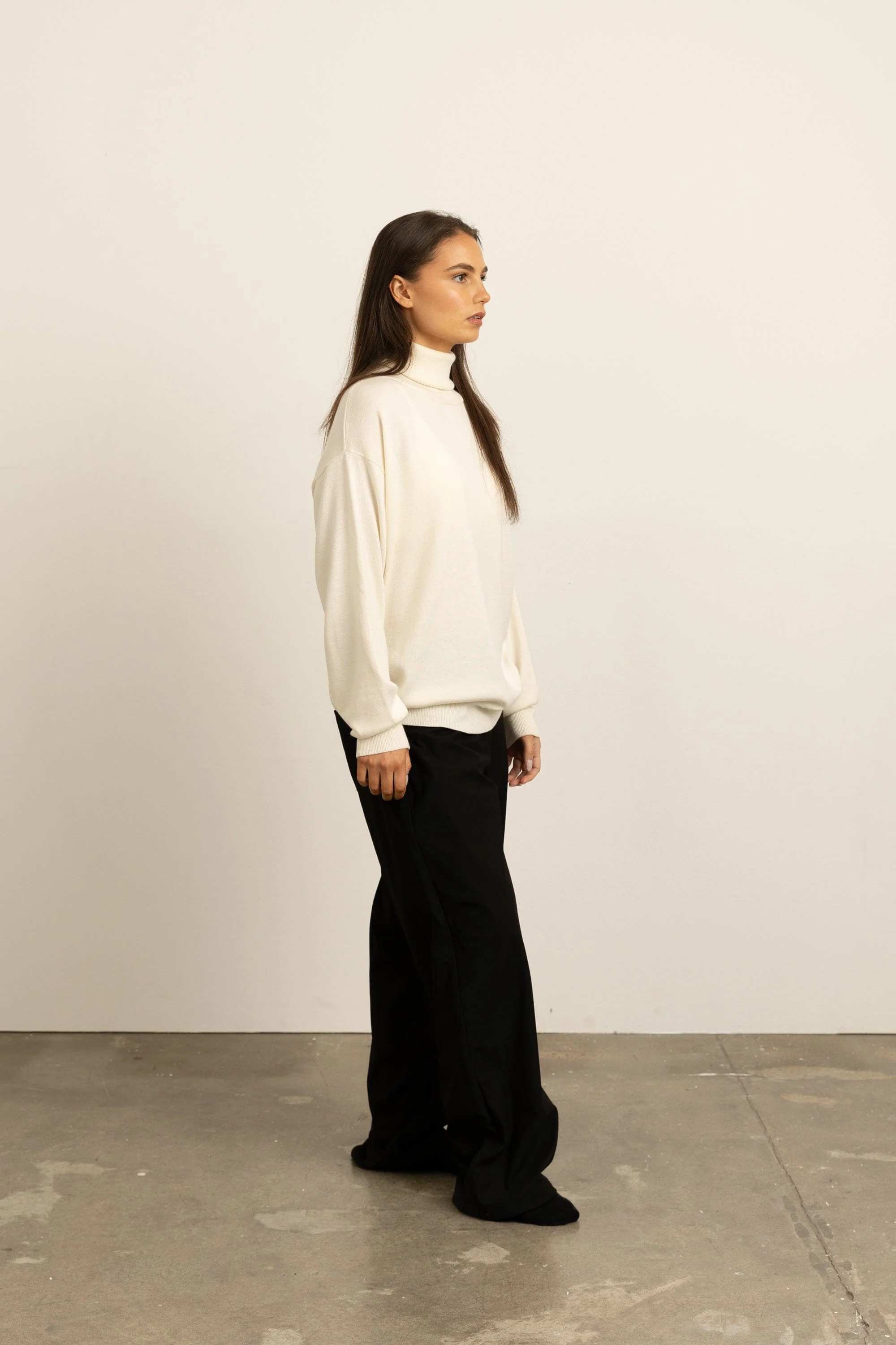 Unisex SilKnit™ Relaxed Turtleneck Sweater - Image 15