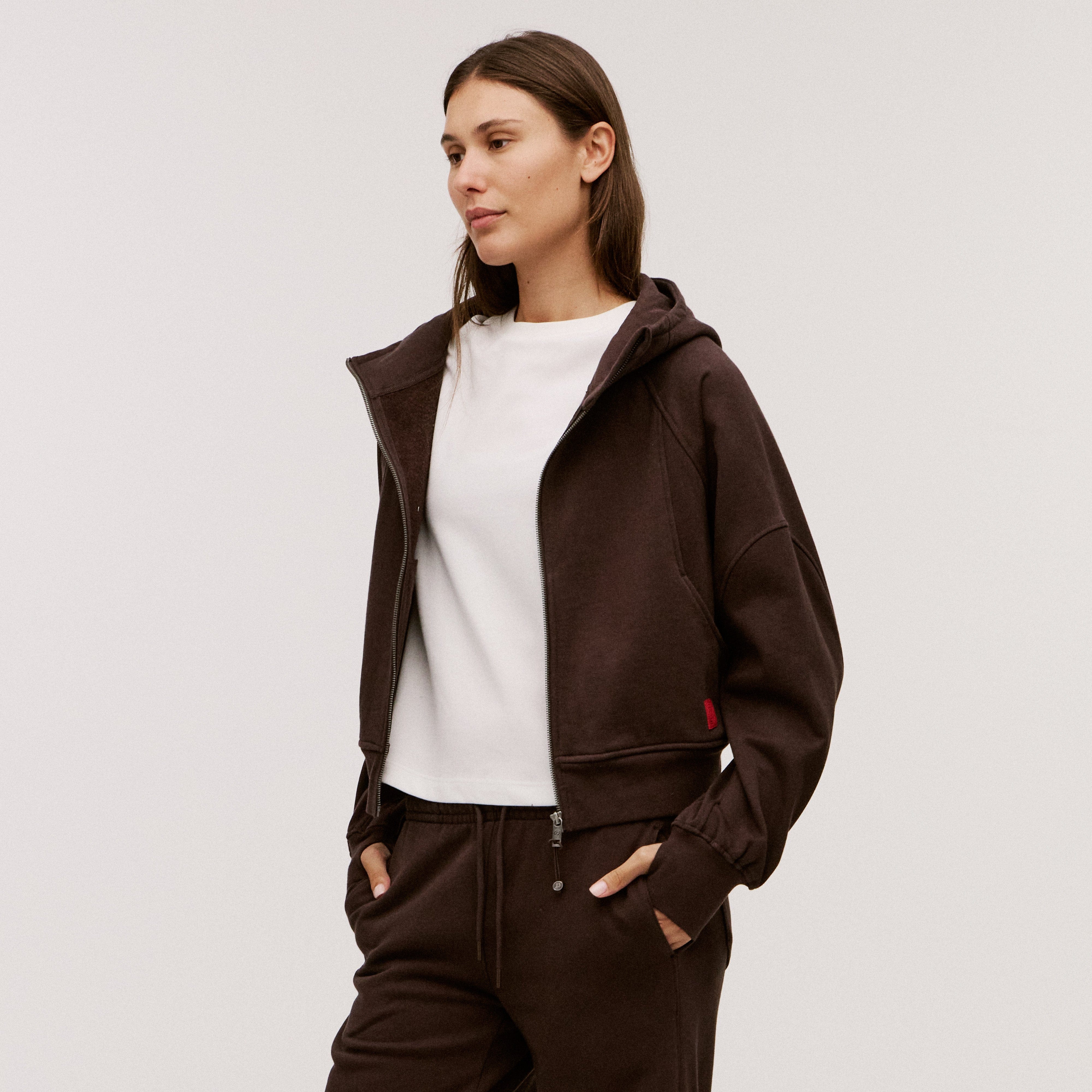 Women’s 100% Organic Cotton Full-Zip Hoodie - Image 35