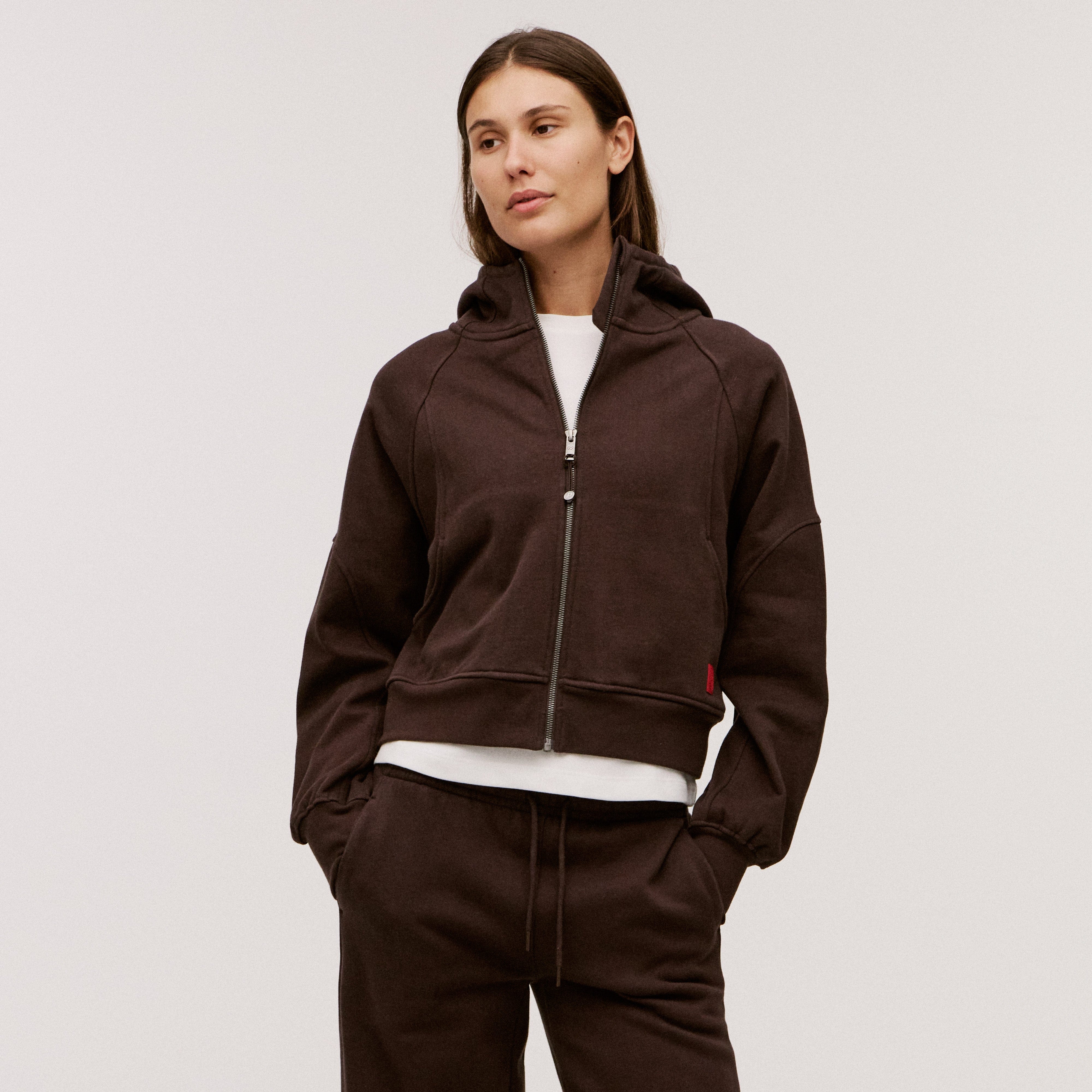 Women’s 100% Organic Cotton Full-Zip Hoodie - Image 38