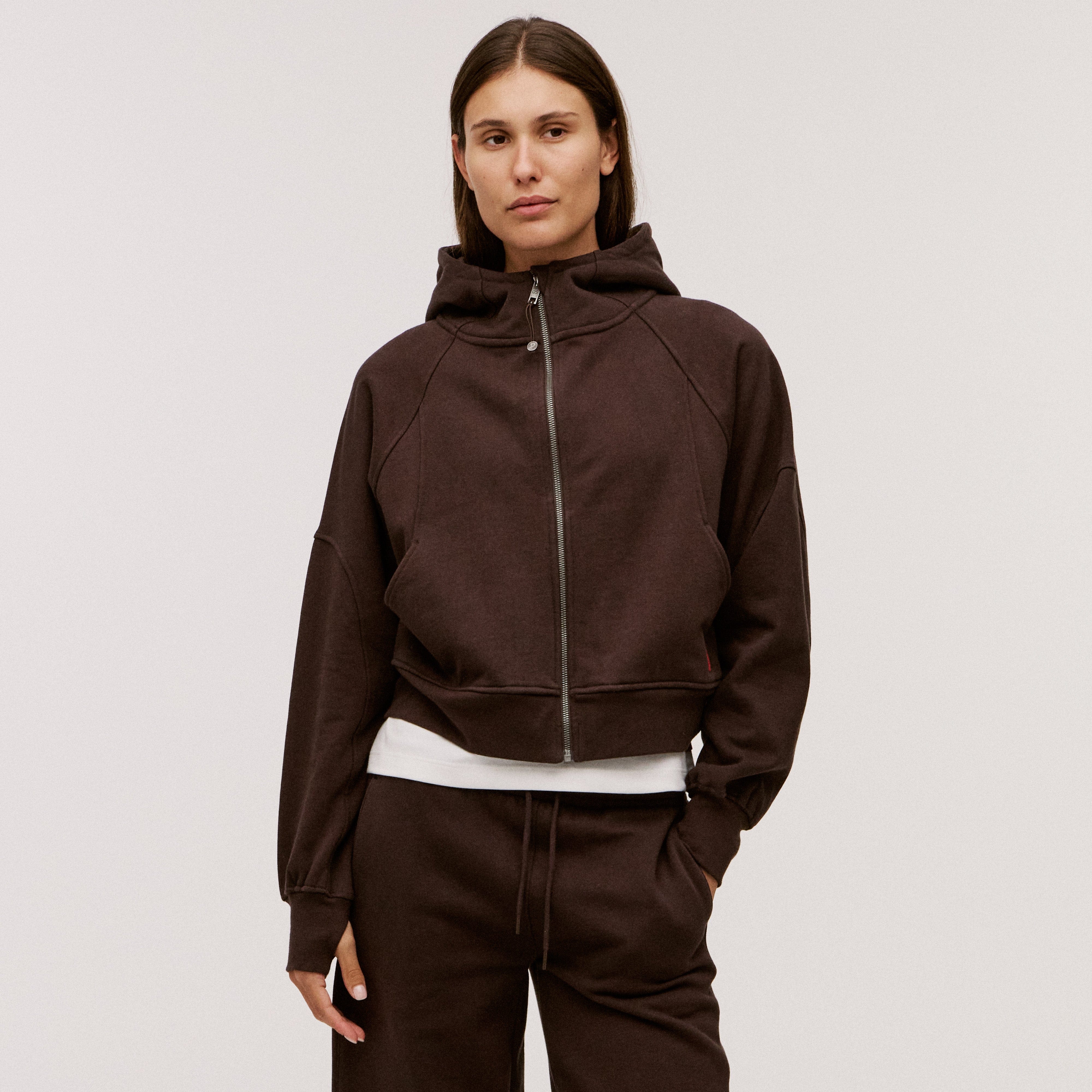 Women’s 100% Organic Cotton Full-Zip Hoodie - Image 39