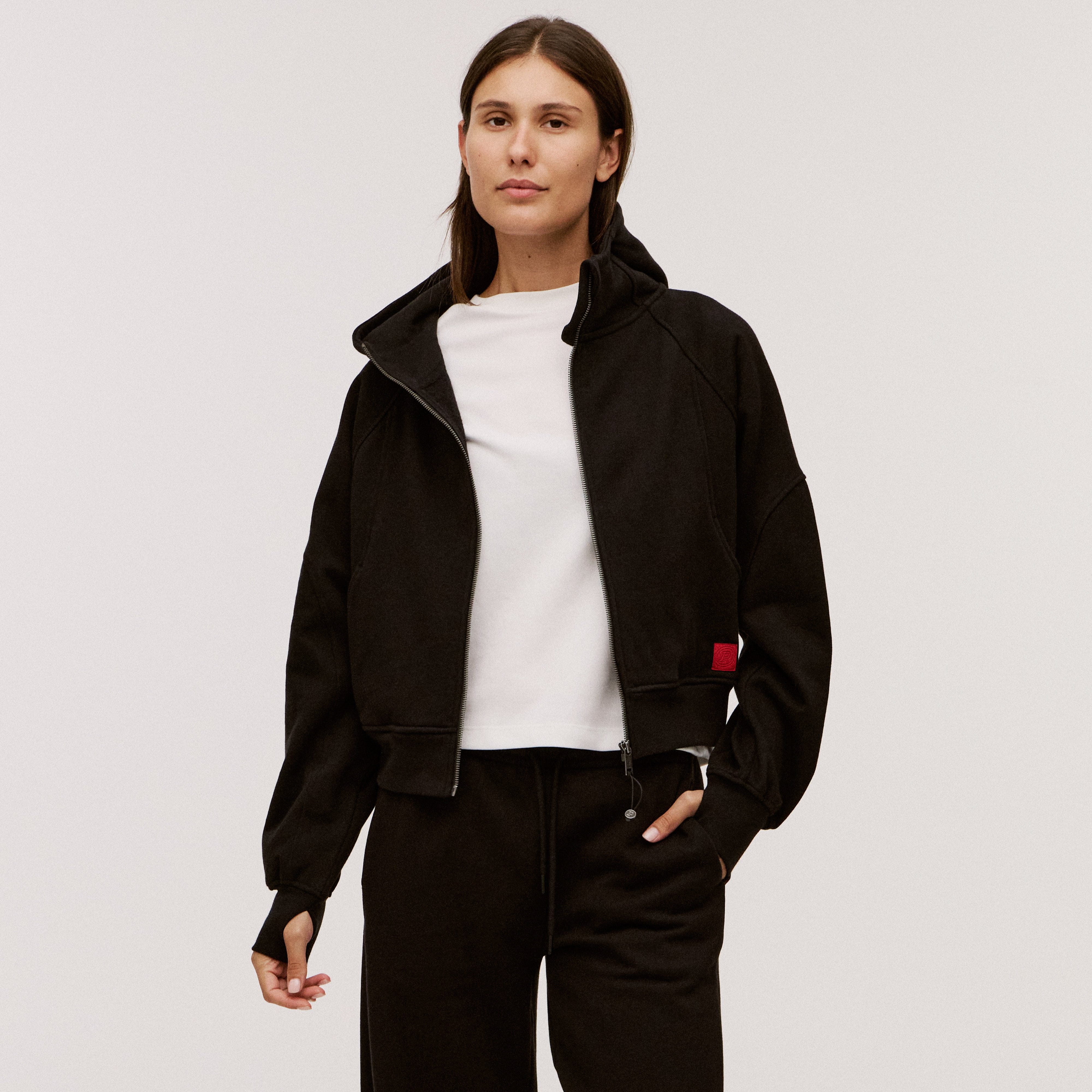 Women’s 100% Organic Cotton Full-Zip Hoodie - Image 40