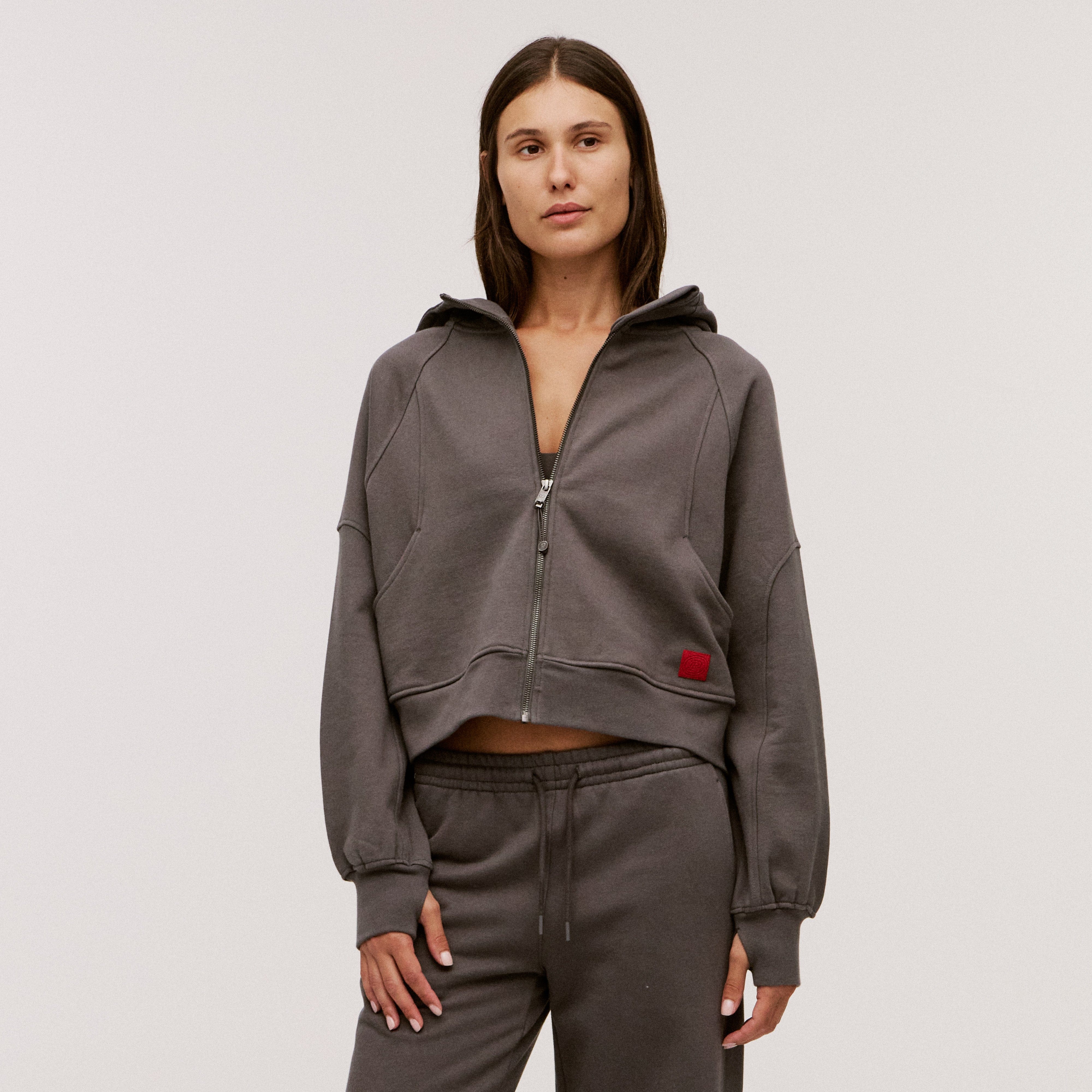 Women’s 100% Organic Cotton Full-Zip Hoodie - Image 7