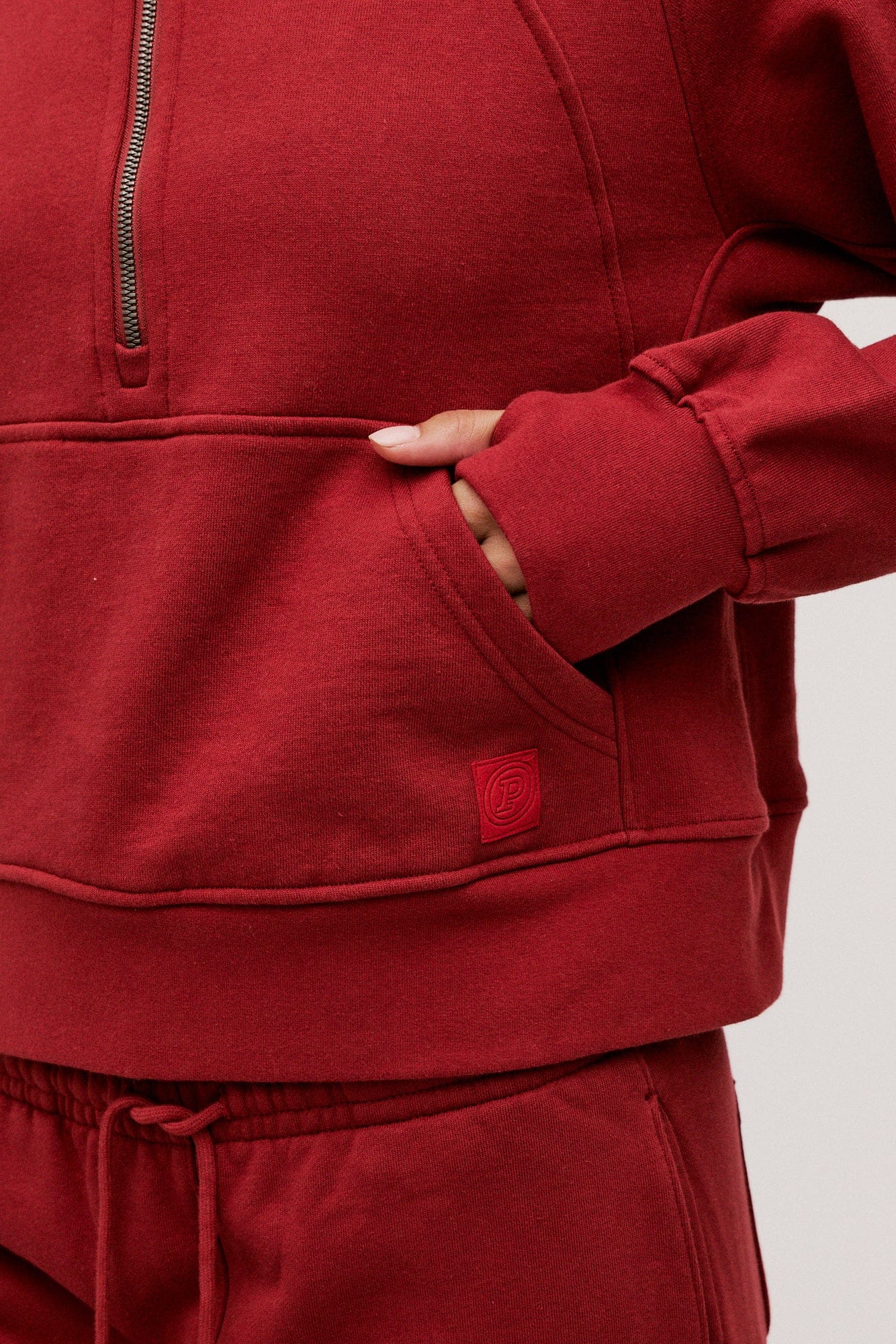 Women’s 100% Organic Cotton Half-Zip Hoodie - Image 27