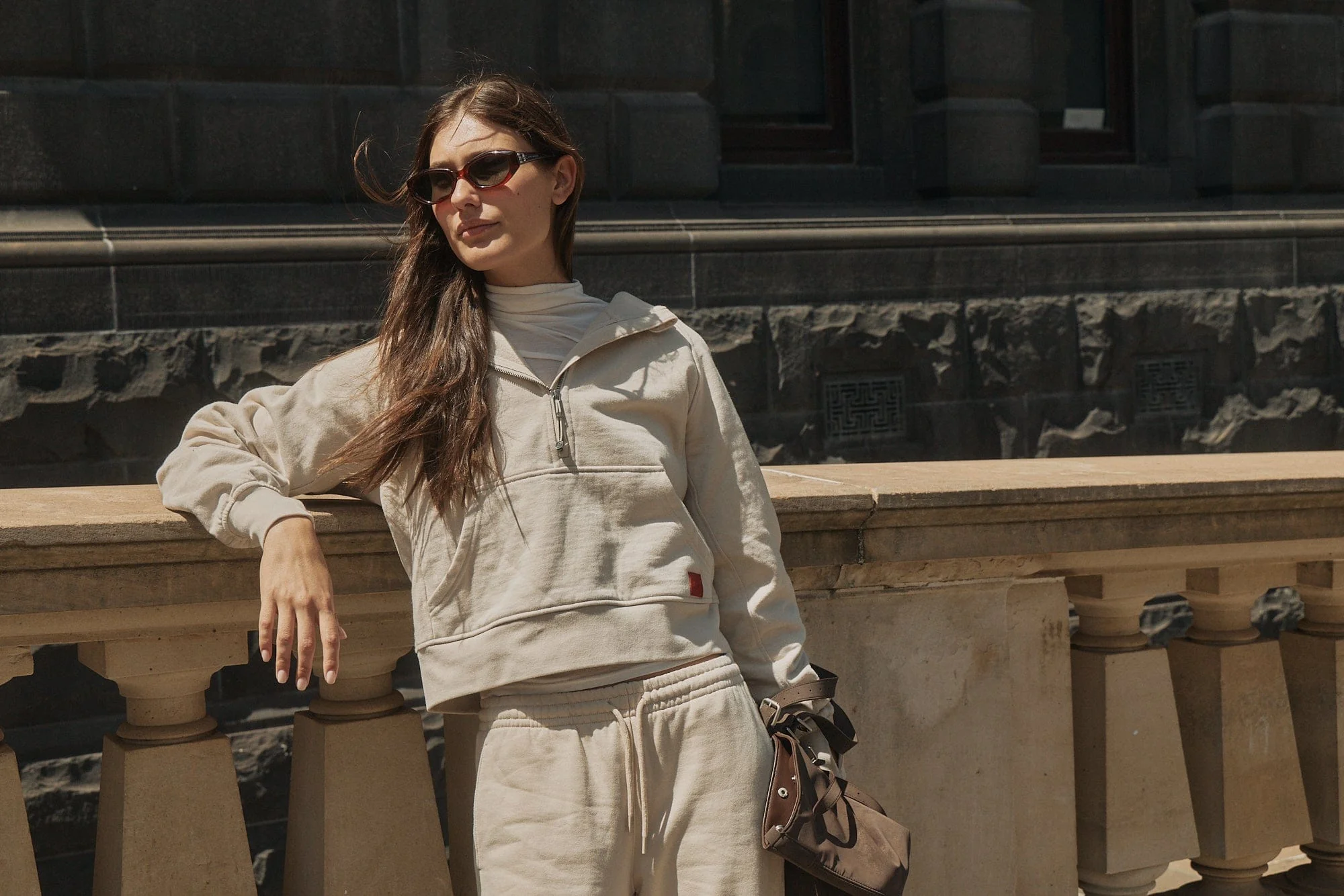 Women’s 100% Organic Cotton Half-Zip Hoodie - Image 30