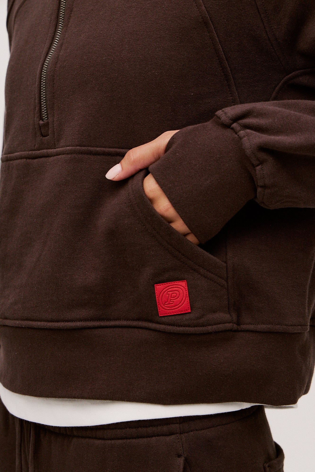 Women’s 100% Organic Cotton Half-Zip Hoodie - Image 41