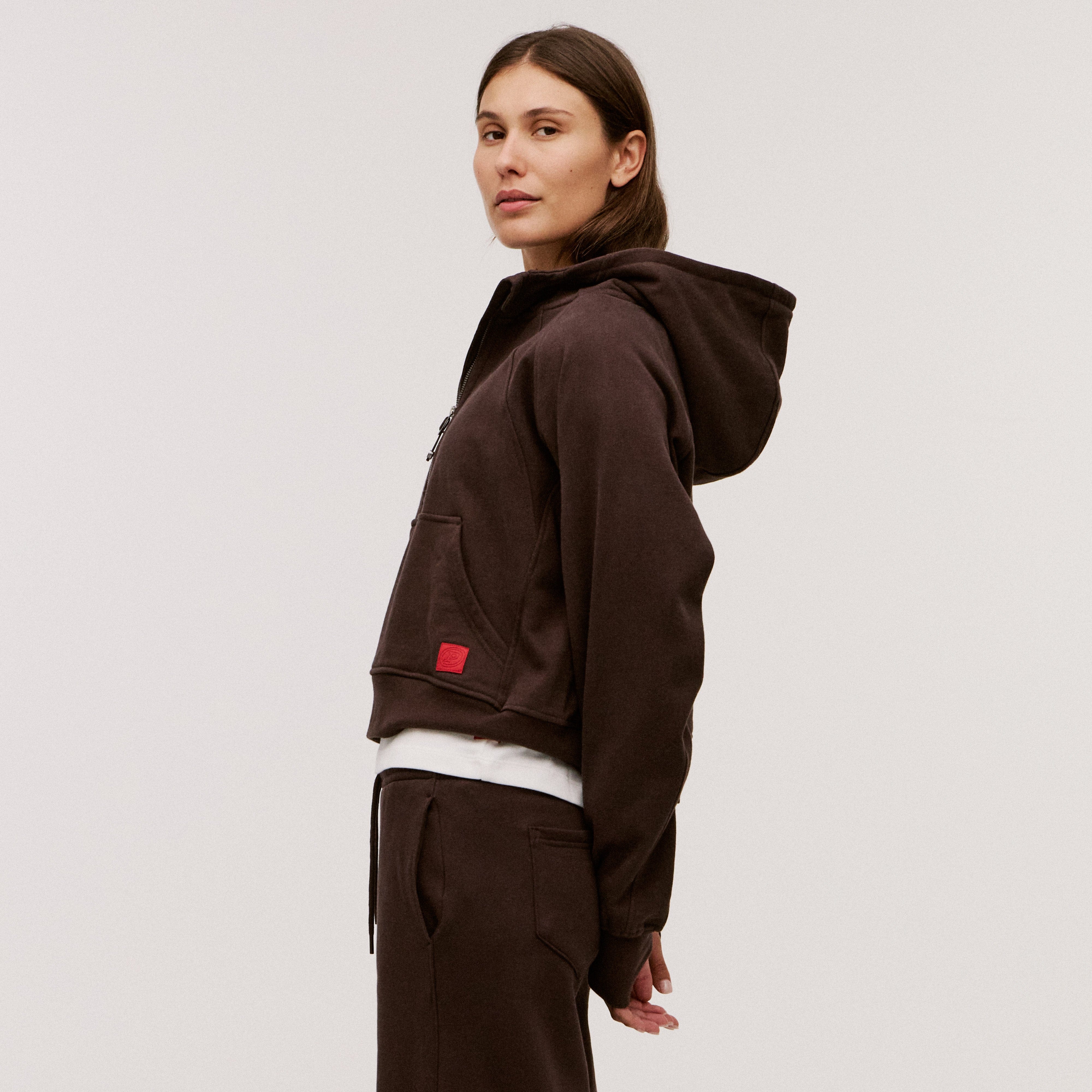 Women’s 100% Organic Cotton Half-Zip Hoodie - Image 42