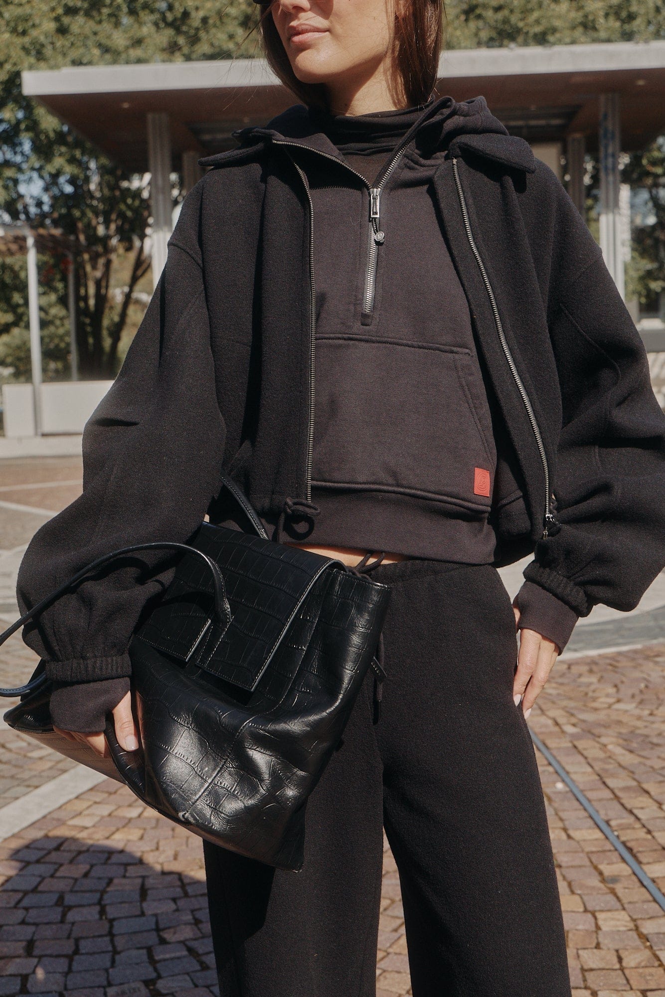 Women’s 100% Organic Cotton Half-Zip Hoodie - Image 47