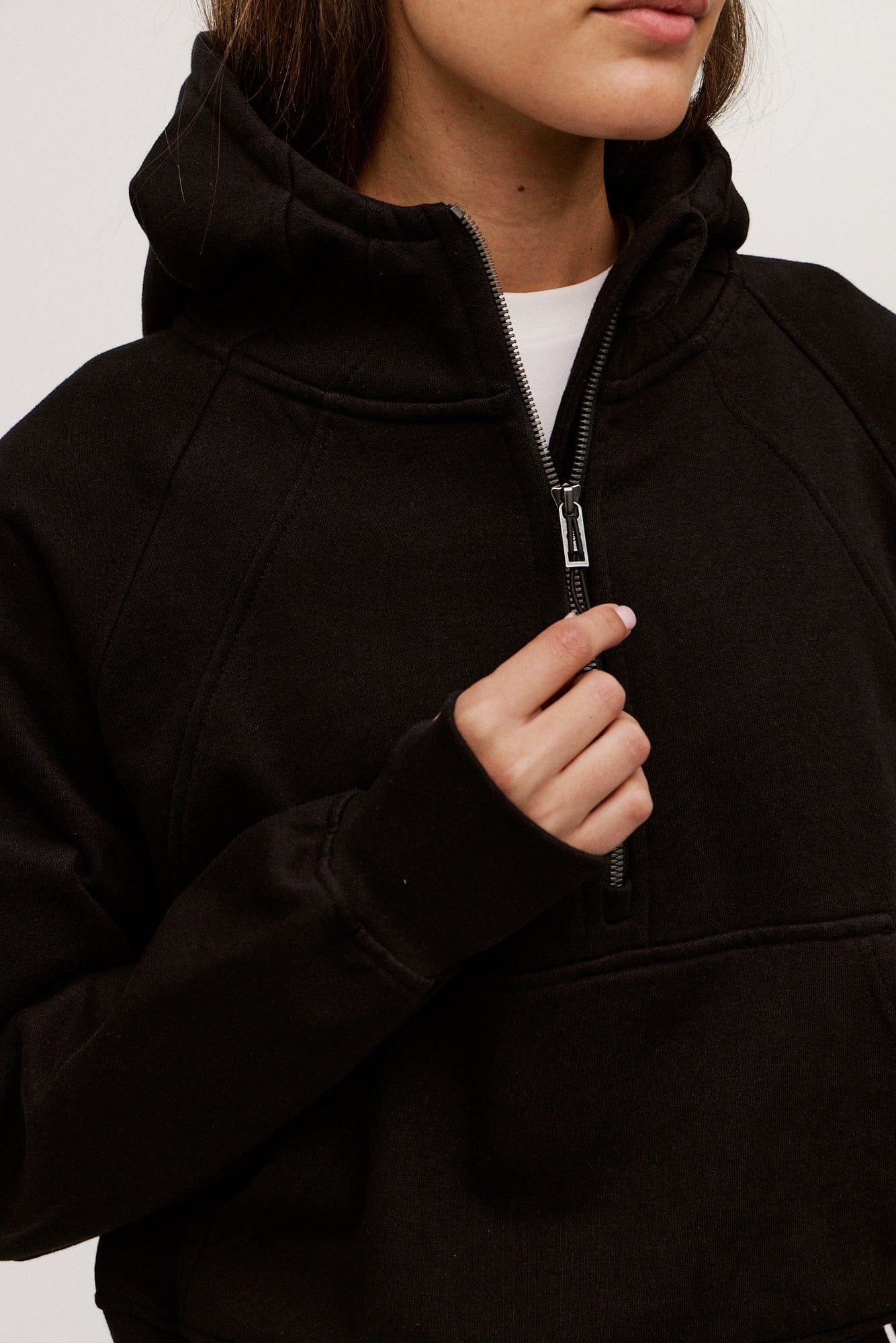 Women’s 100% Organic Cotton Half-Zip Hoodie - Image 49