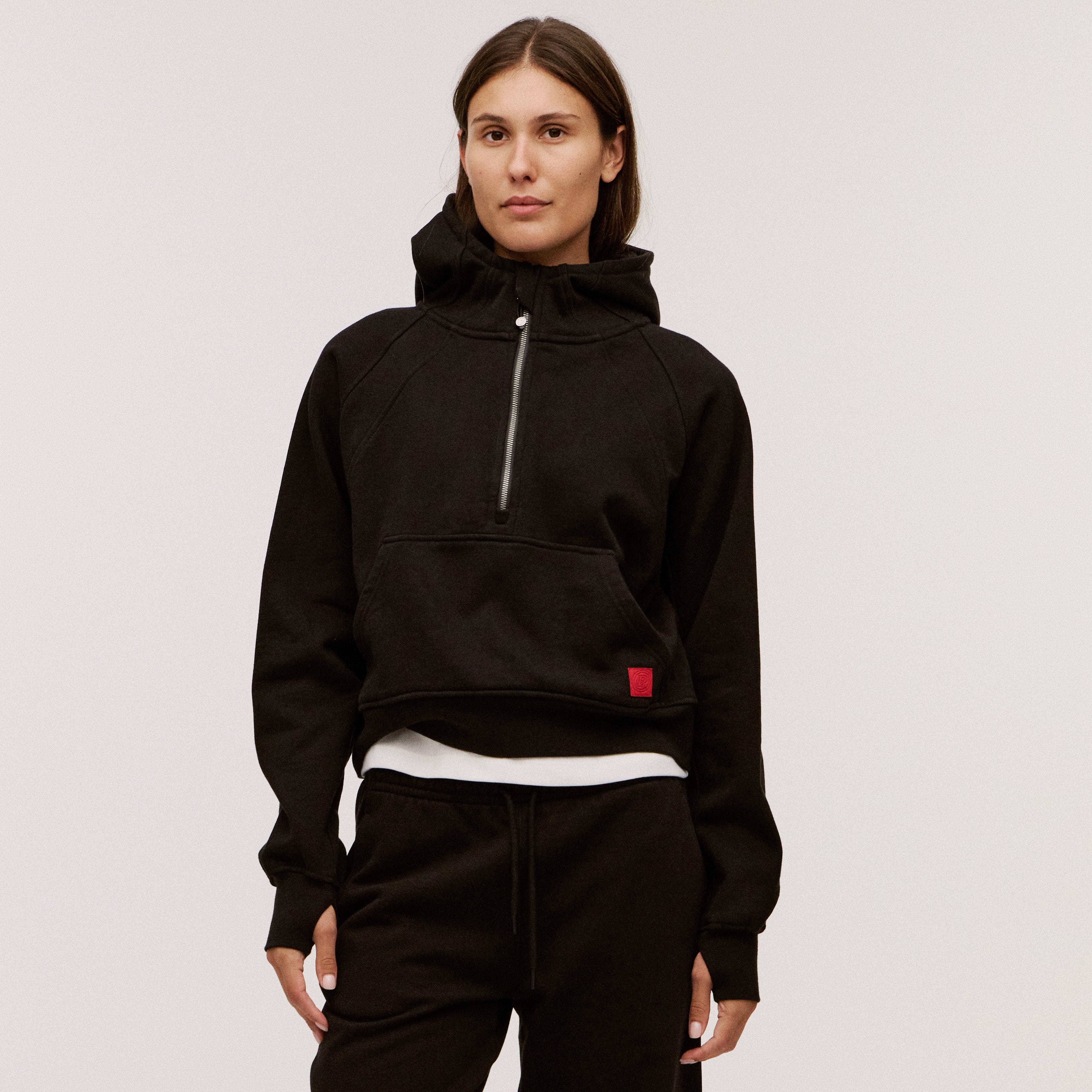 Women’s 100% Organic Cotton Half-Zip Hoodie - Image 53