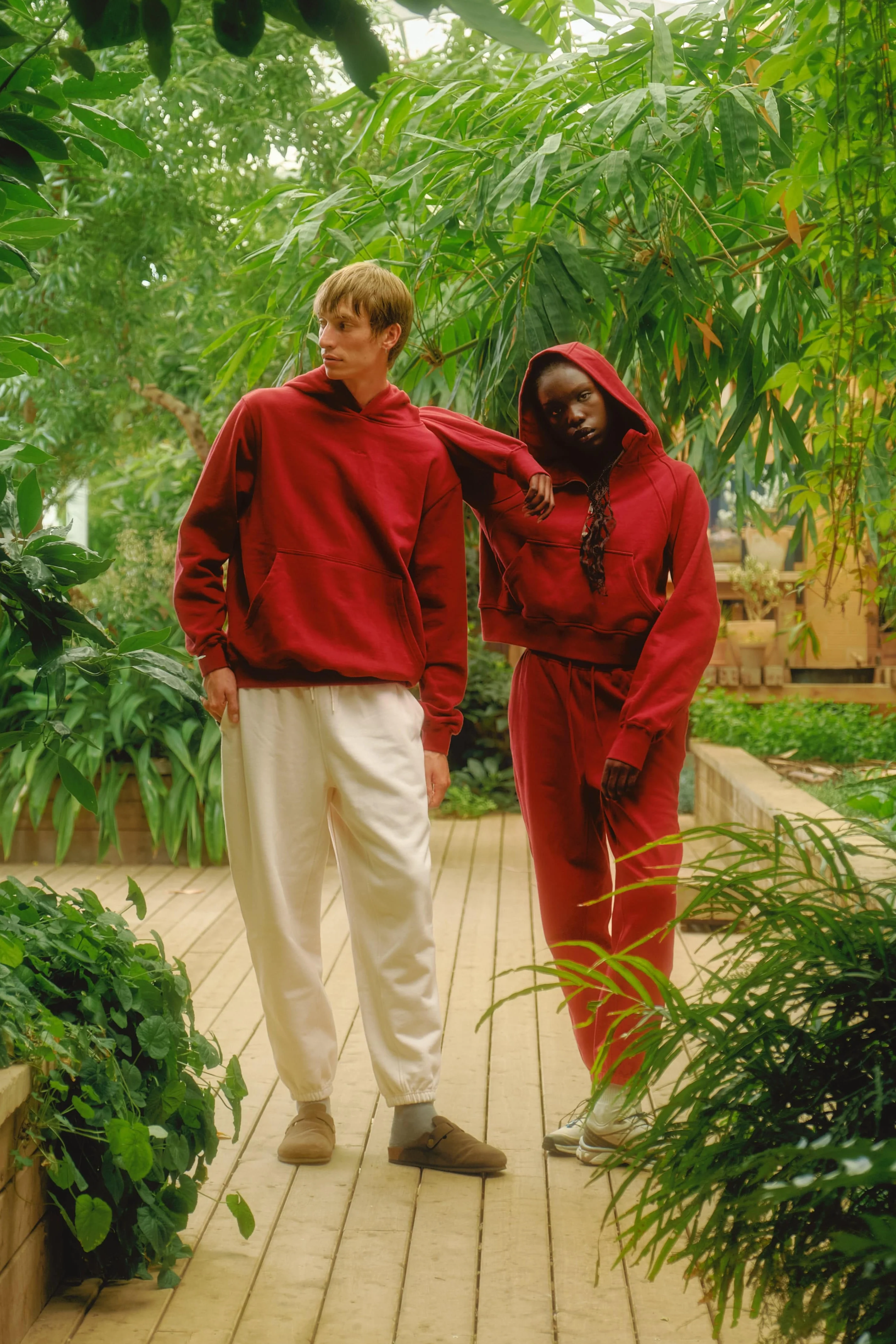 Women’s 100% Organic Cotton Half-Zip Hoodie - Image 54