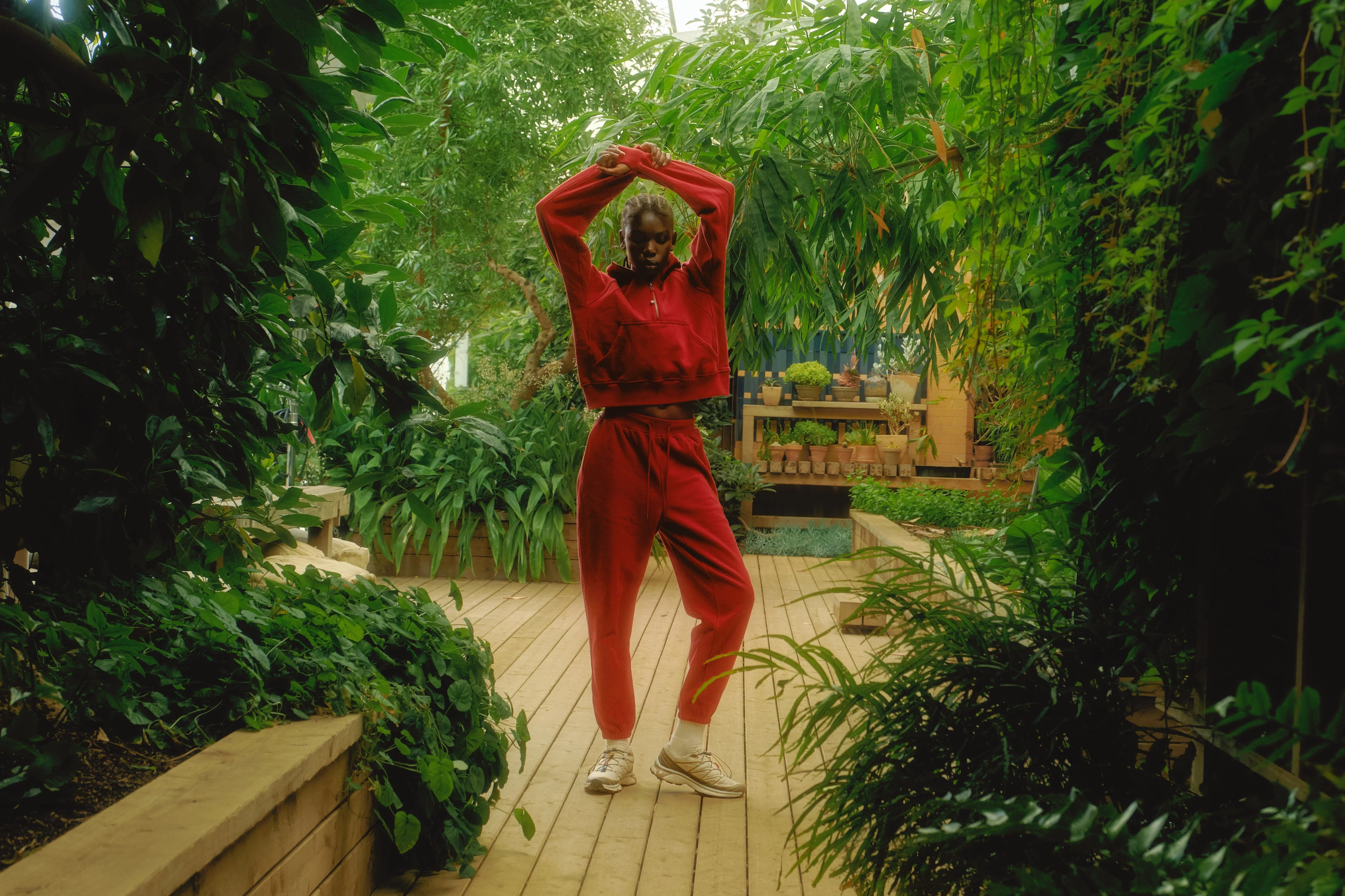 Women’s 100% Organic Cotton Half-Zip Hoodie - Image 55