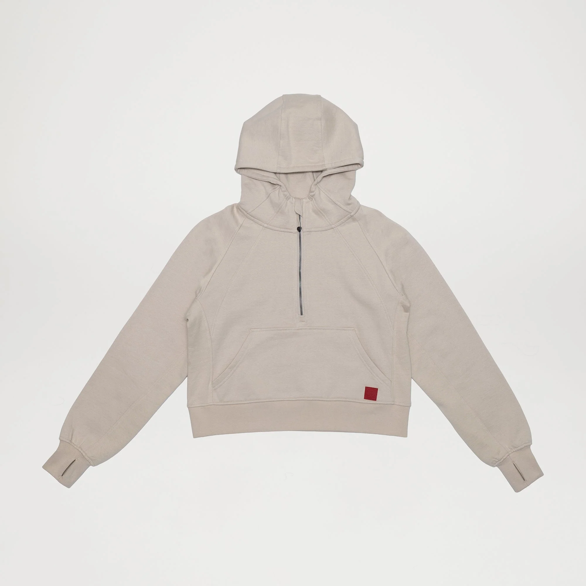 Women’s 100% Organic Cotton Half-Zip Hoodie - Image 8