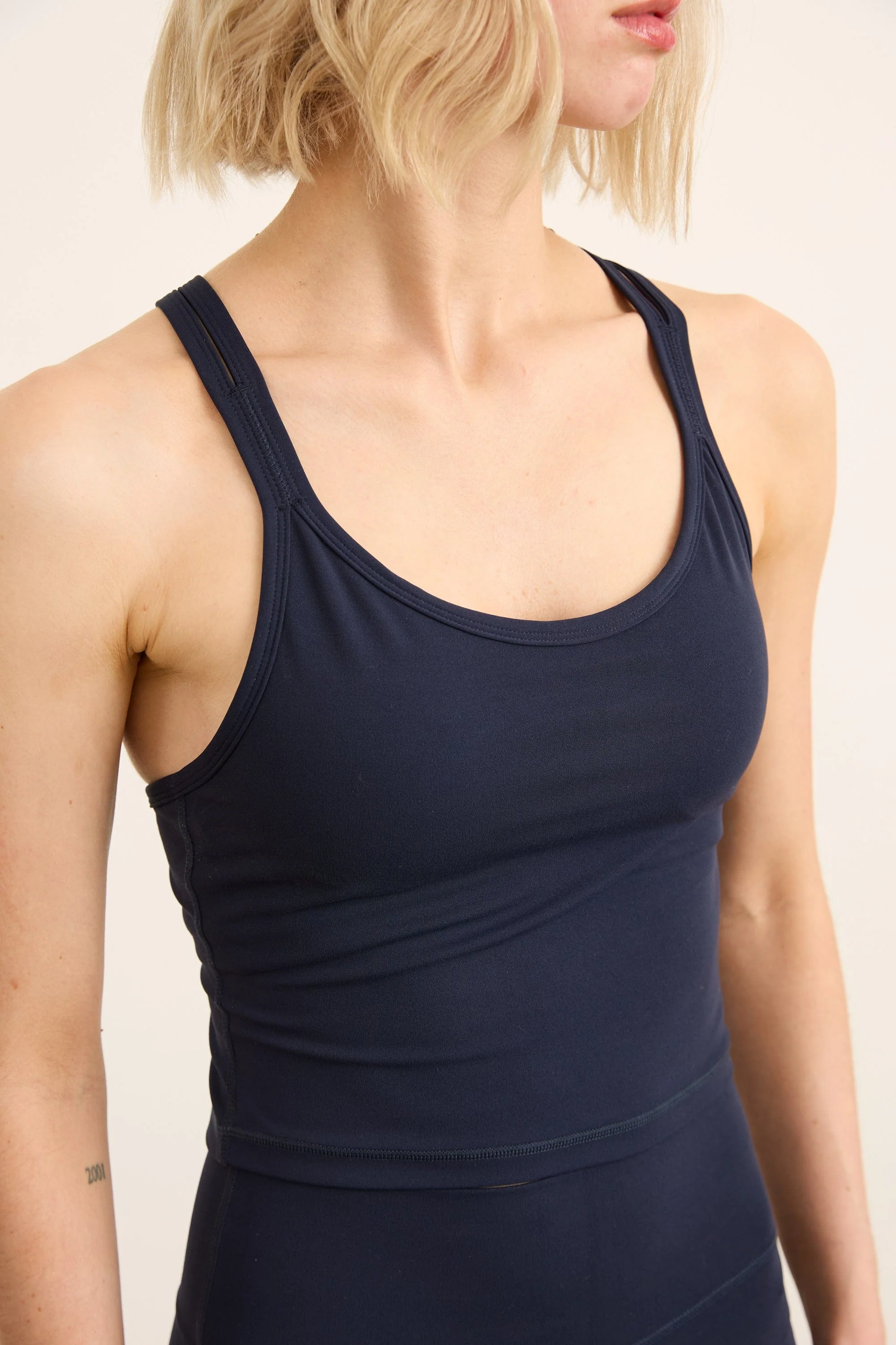 Women's BioFlex™ Cross-Back Crop Tank Top - Image 14