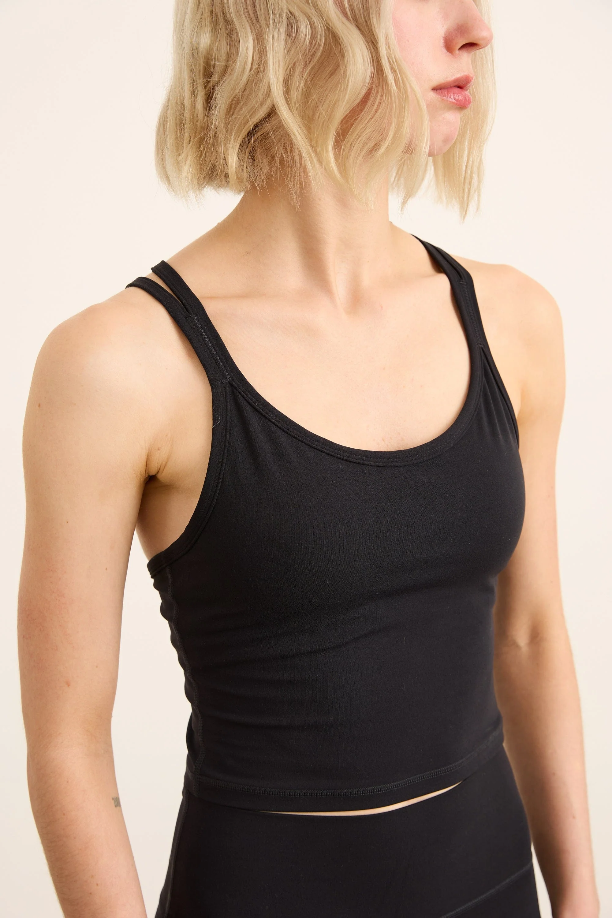 Women's BioFlex™ Cross-Back Crop Tank Top - Image 19