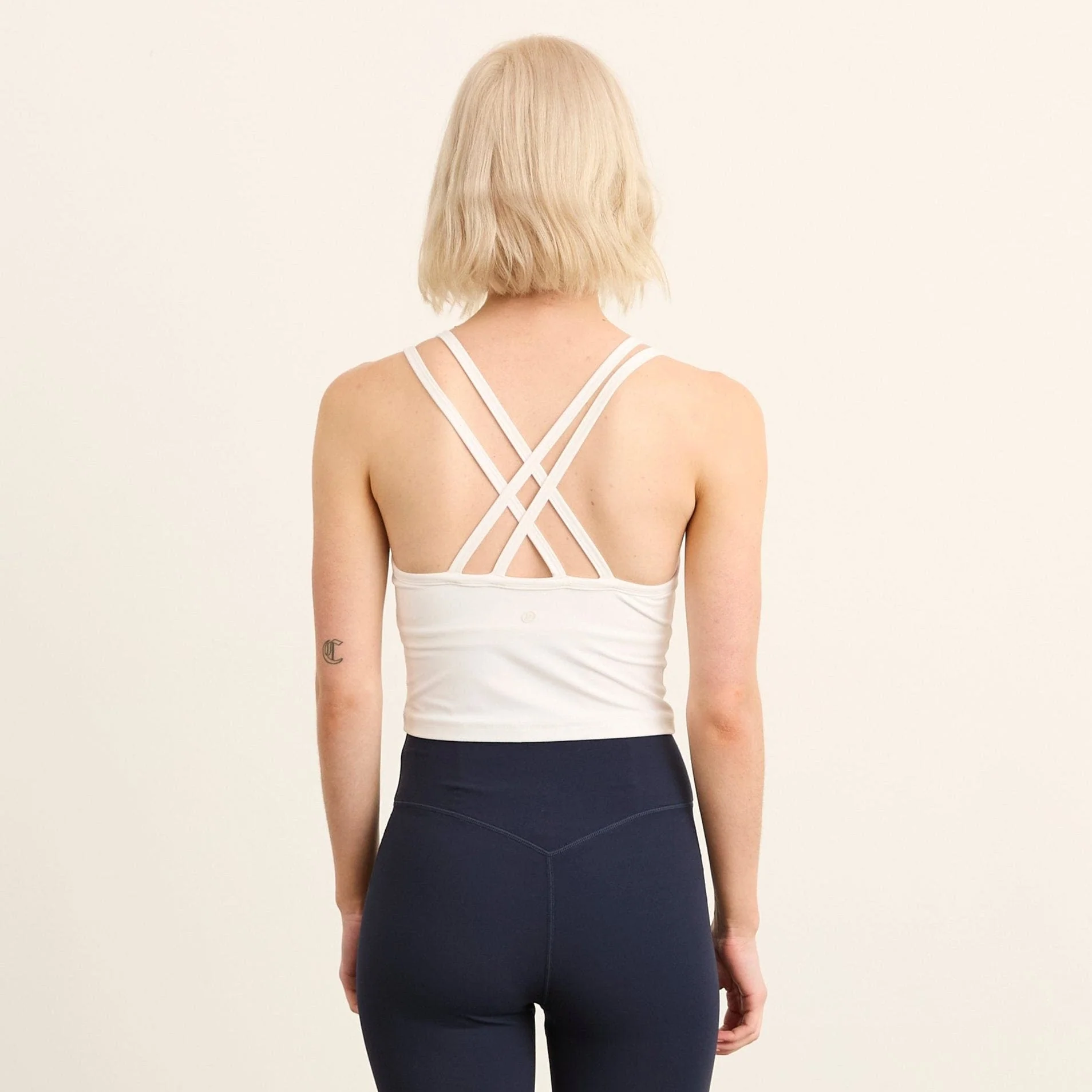 Women's BioFlex™ Cross-Back Crop Tank Top - Image 4