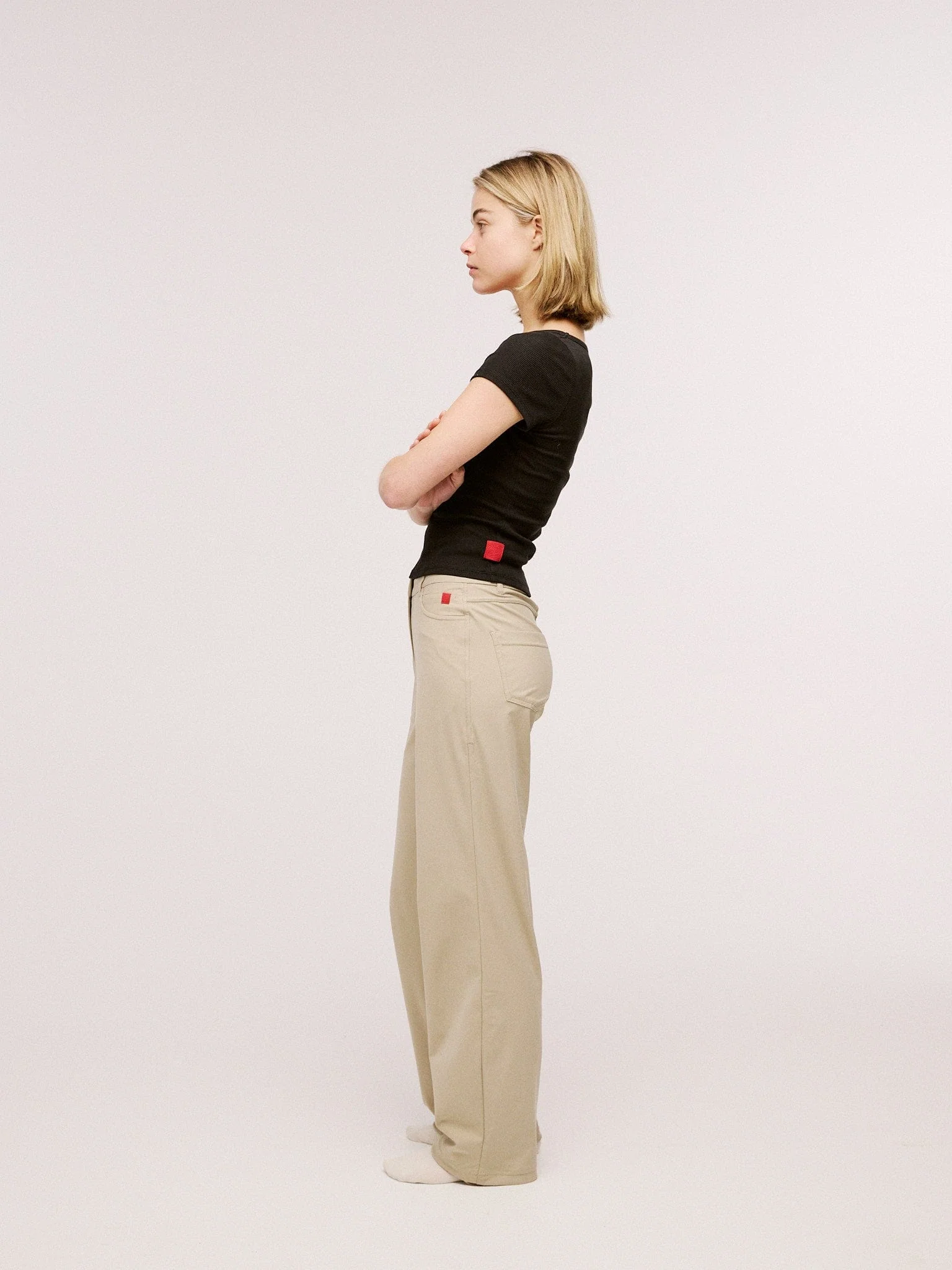 Women's Organic Cotton Ribbed T-shirt - Image 25