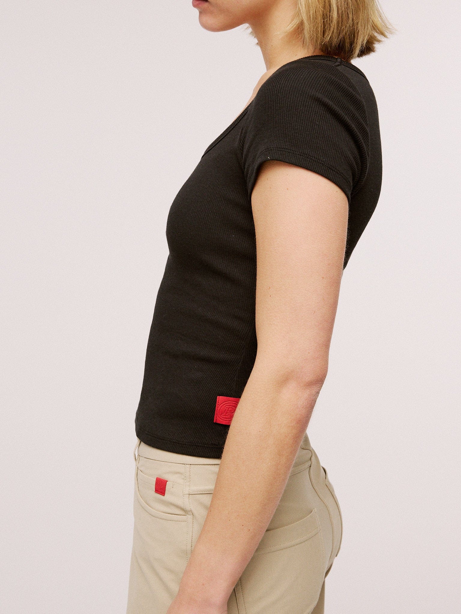 Women's Organic Cotton Ribbed T-shirt - Image 28