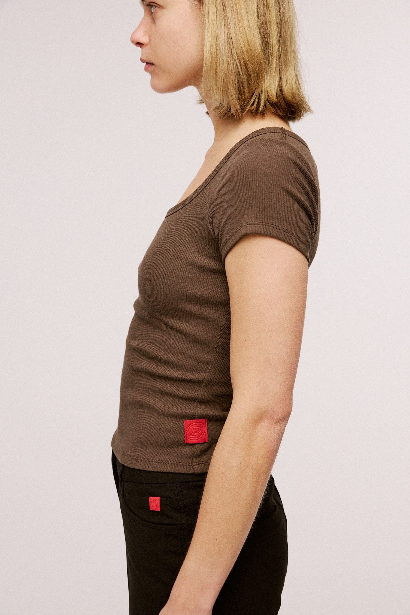 Women's Organic Cotton Ribbed T-shirt - Image 39