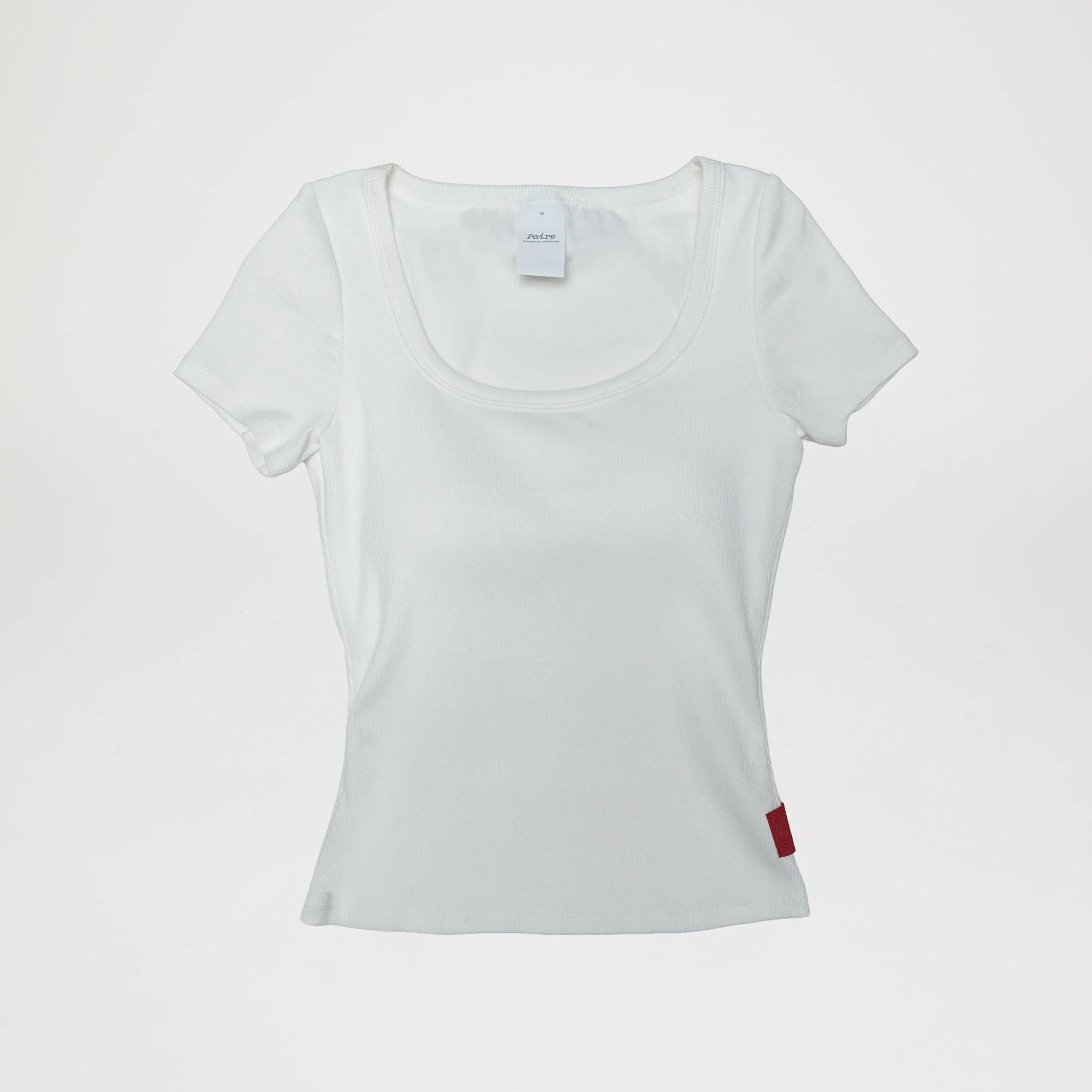 Women's Organic Cotton Ribbed T-shirt - Image 4