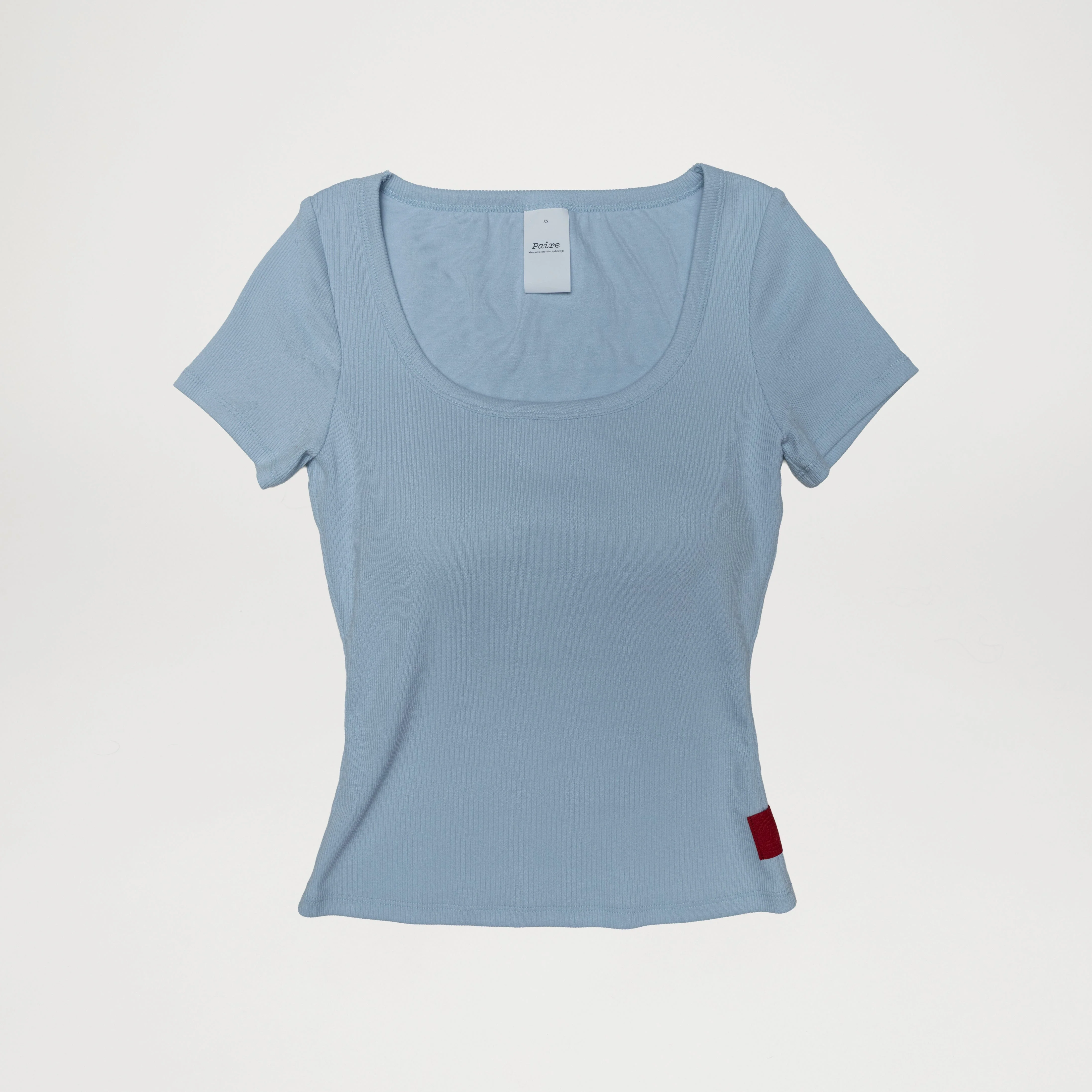 Women's Organic Cotton Ribbed T-shirt - Image 5