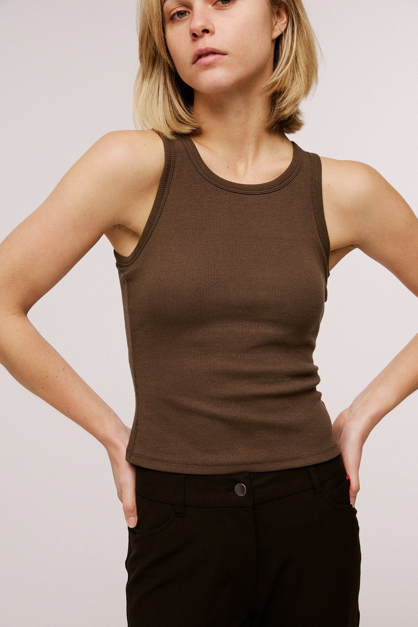 Women's Organic Cotton Ribbed Tank Top - Image 24