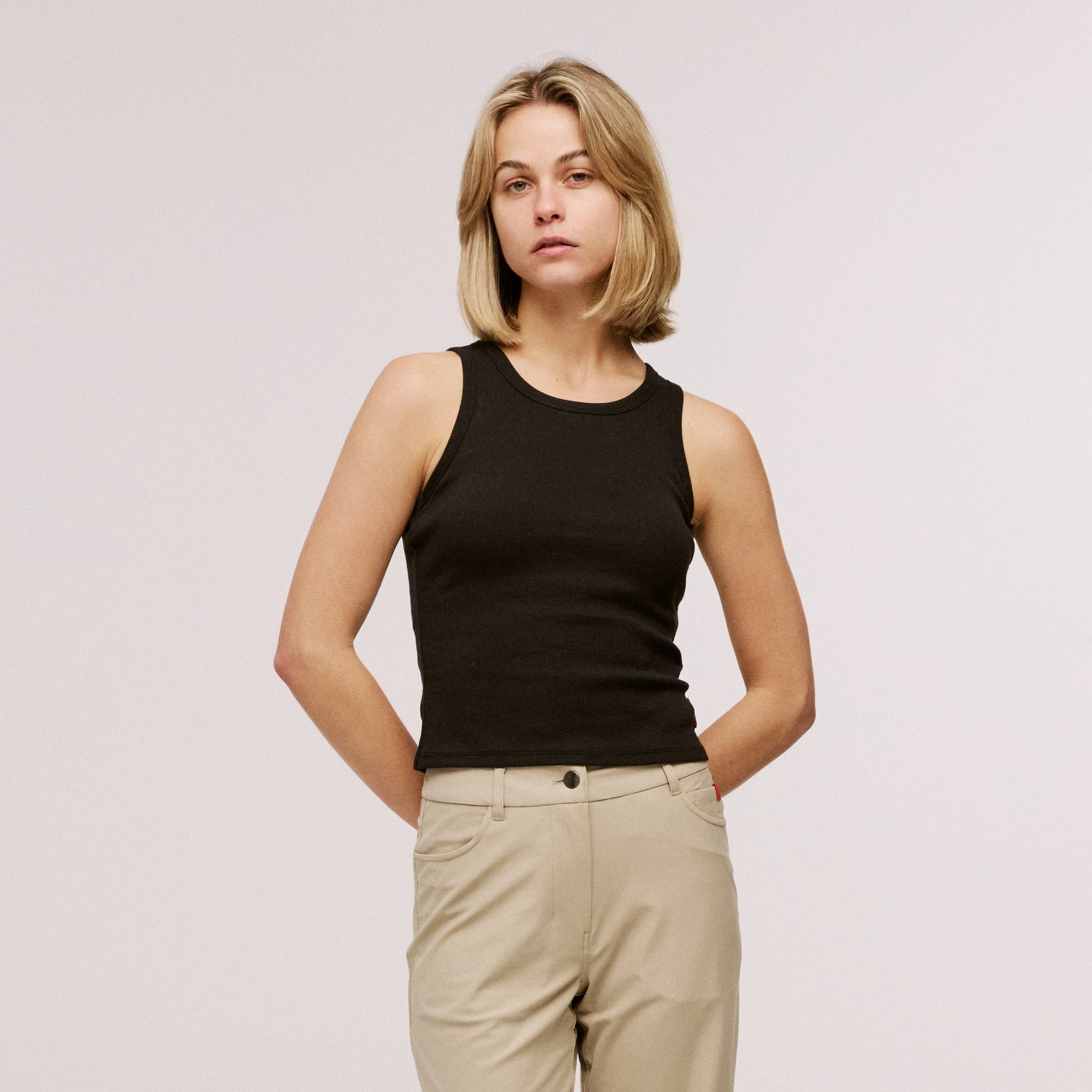 Women's Organic Cotton Ribbed Tank Top - Image 28