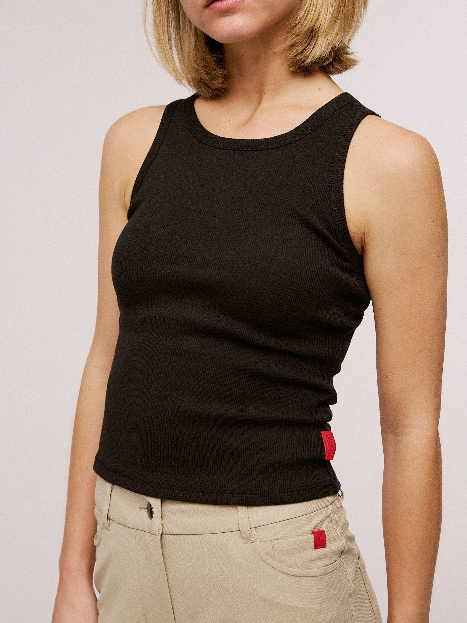 Women's Organic Cotton Ribbed Tank Top - Image 35